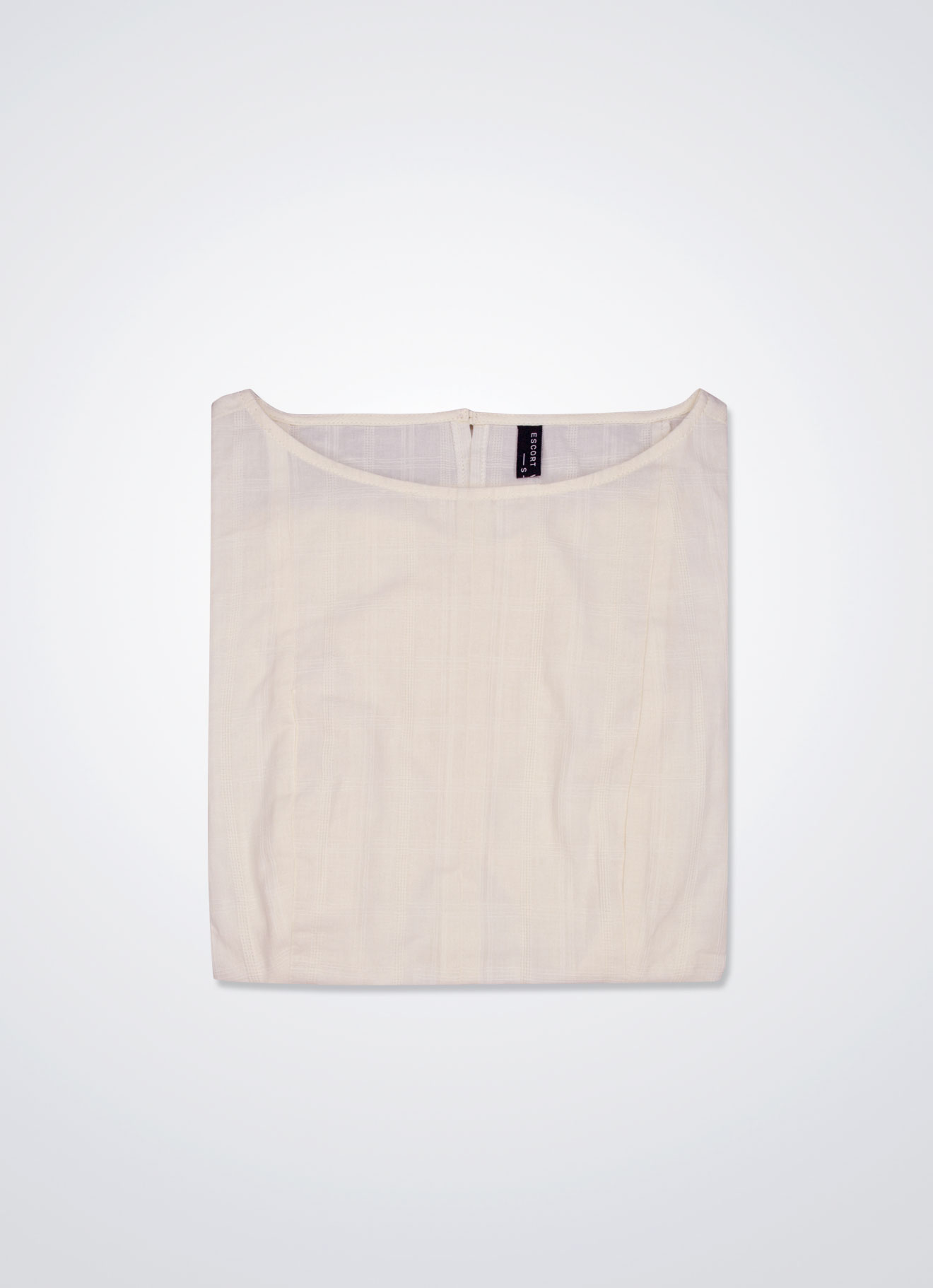 Antique-White by Sleeveless Blouse