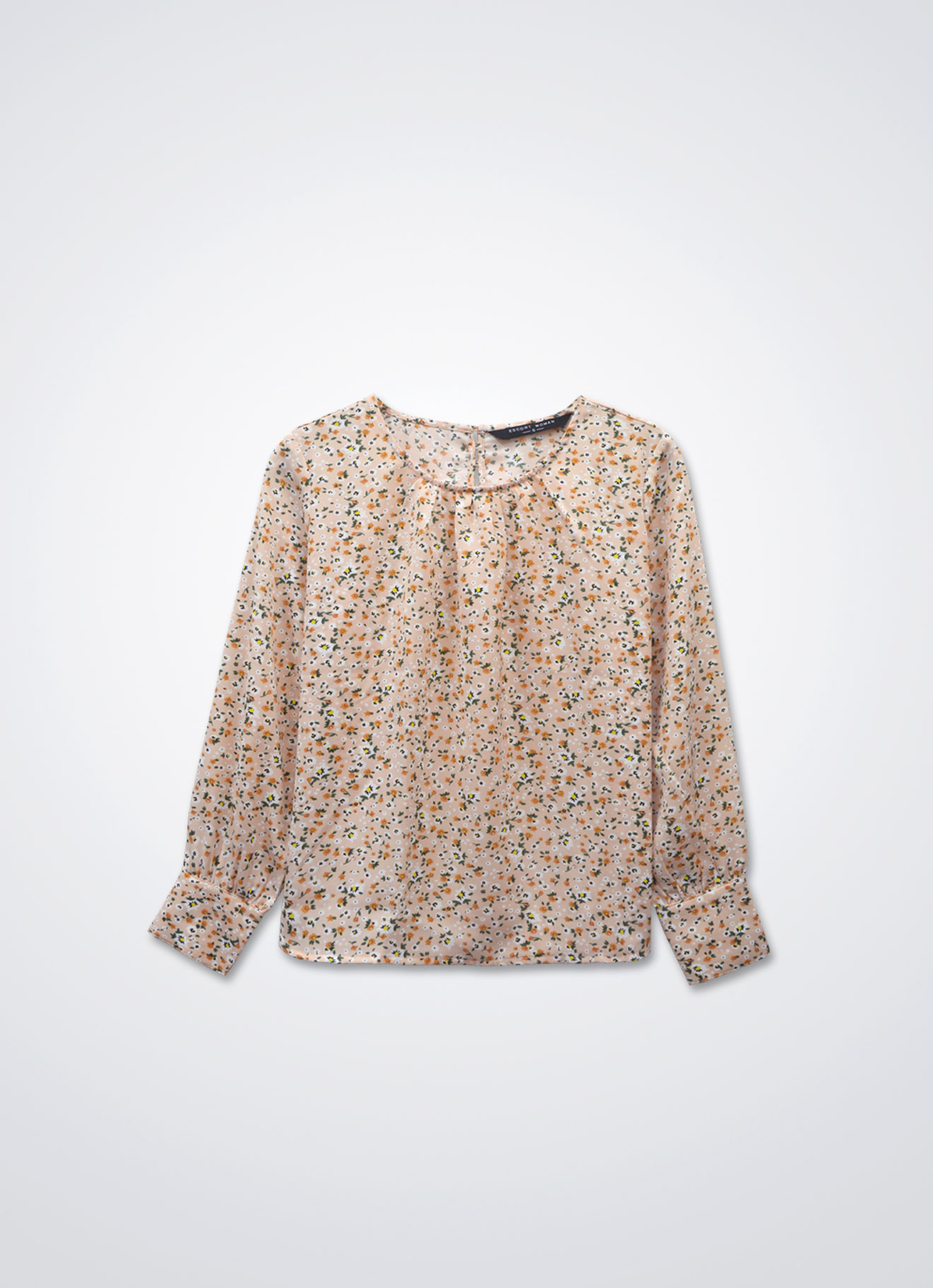 Bisque by Printed Blouse
