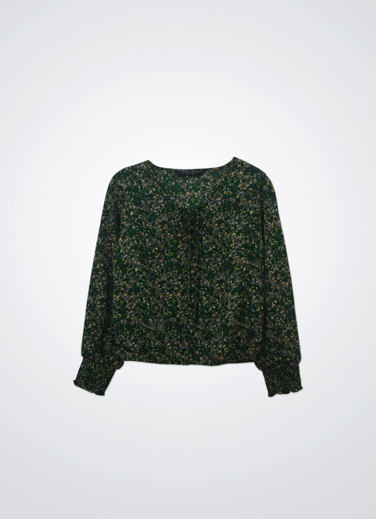 Bistro-Green by Long Sleeve Top