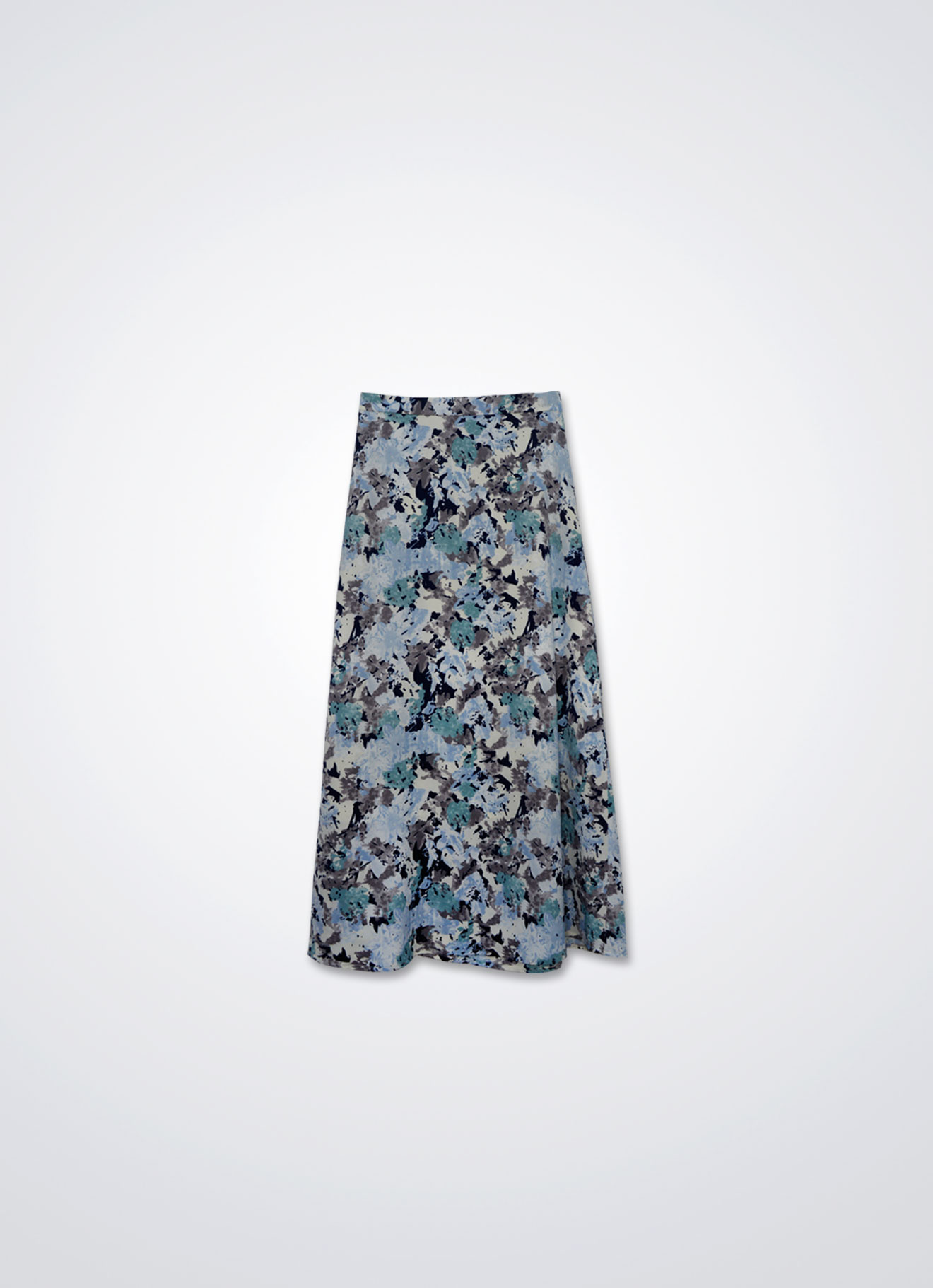 Blue-Bell by Printed Skirt