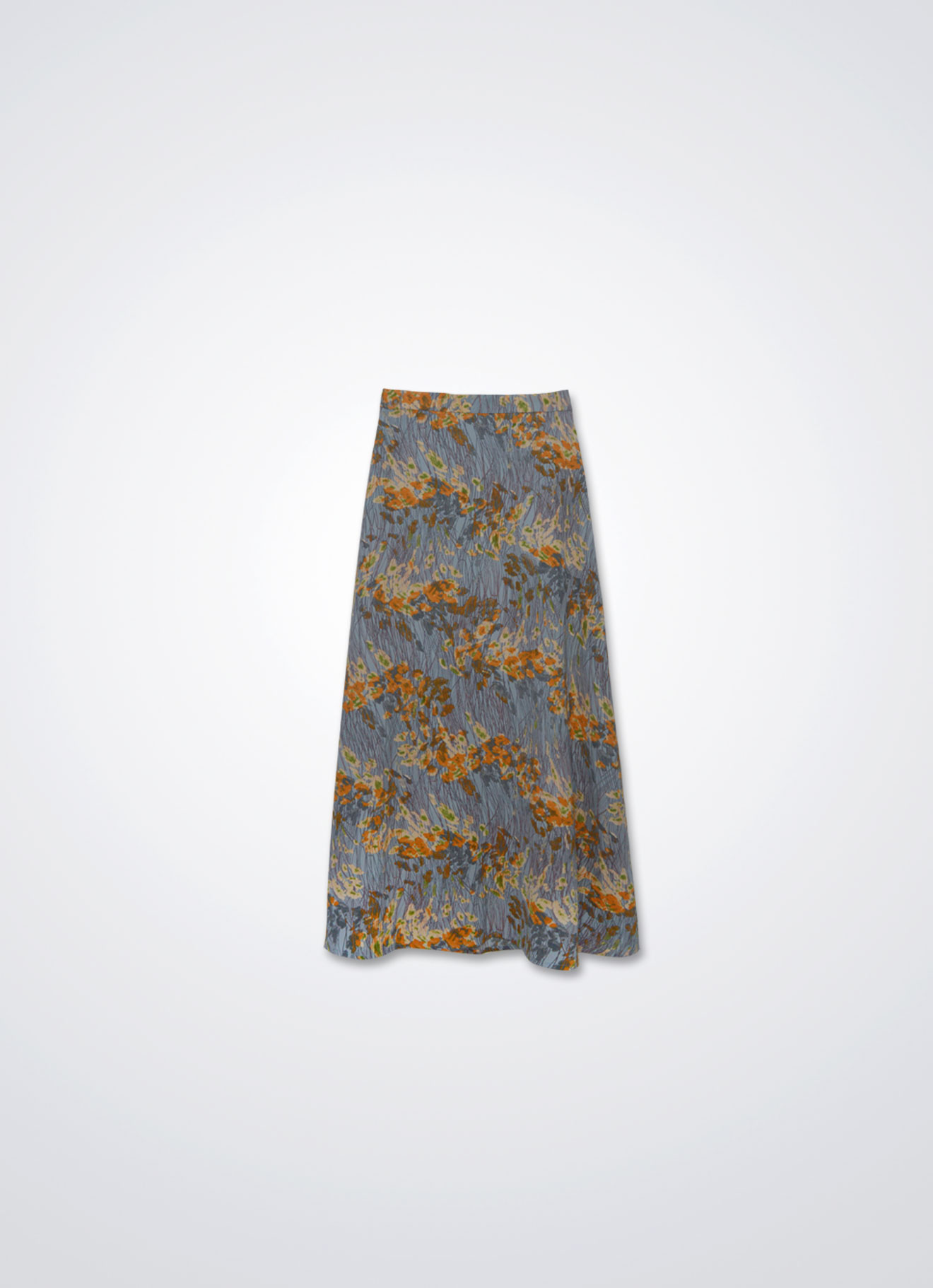 Blue-Frog by Printed Skirt