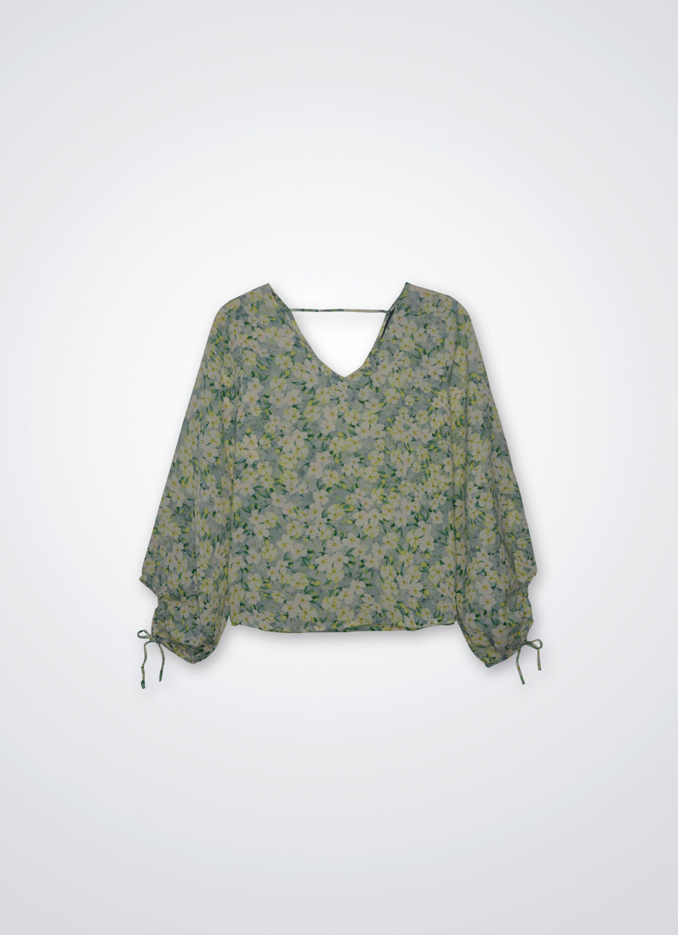 Blue-Haze by Floral Printed Top