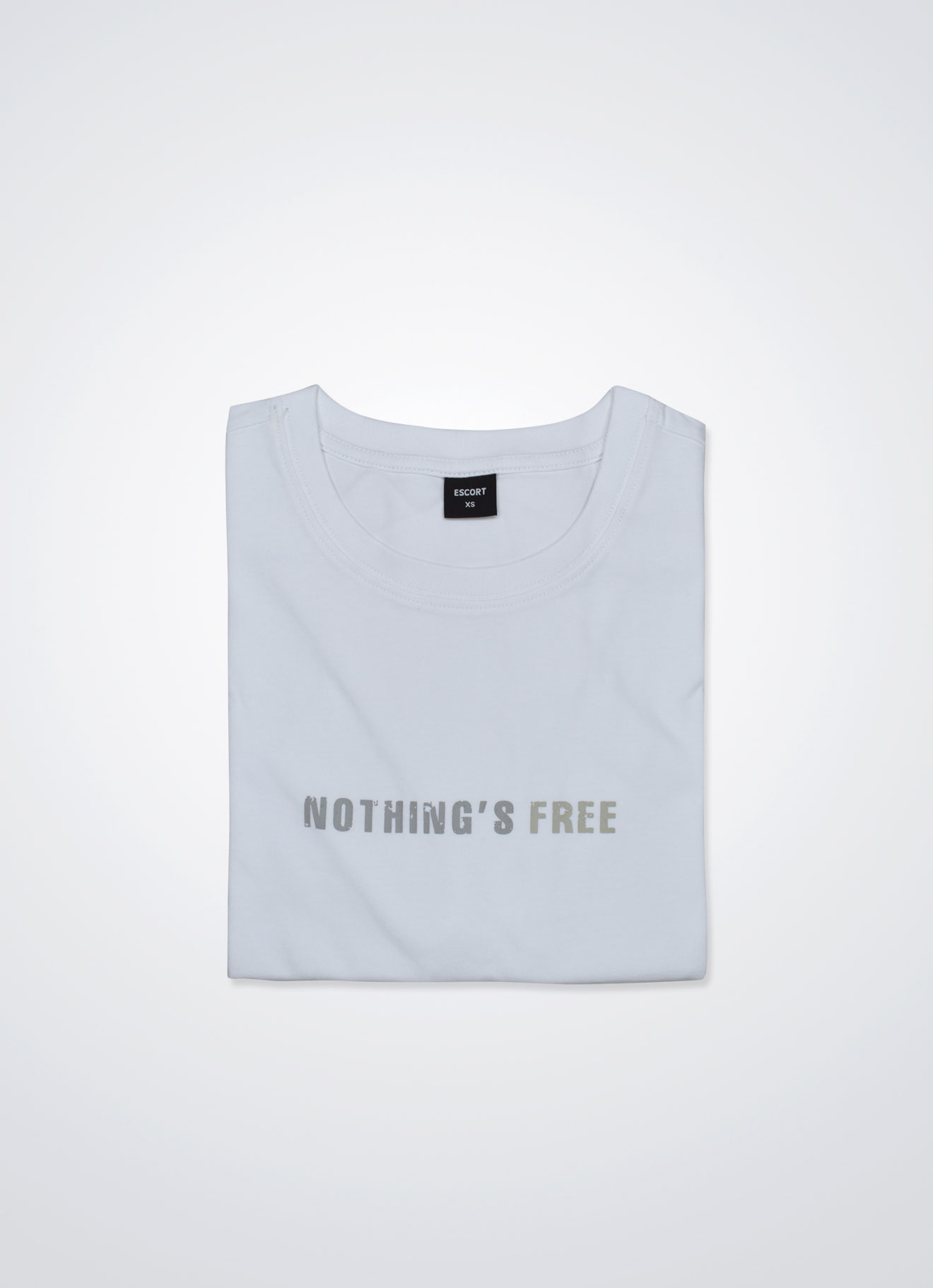 Bright-White by Printed T-Shirt