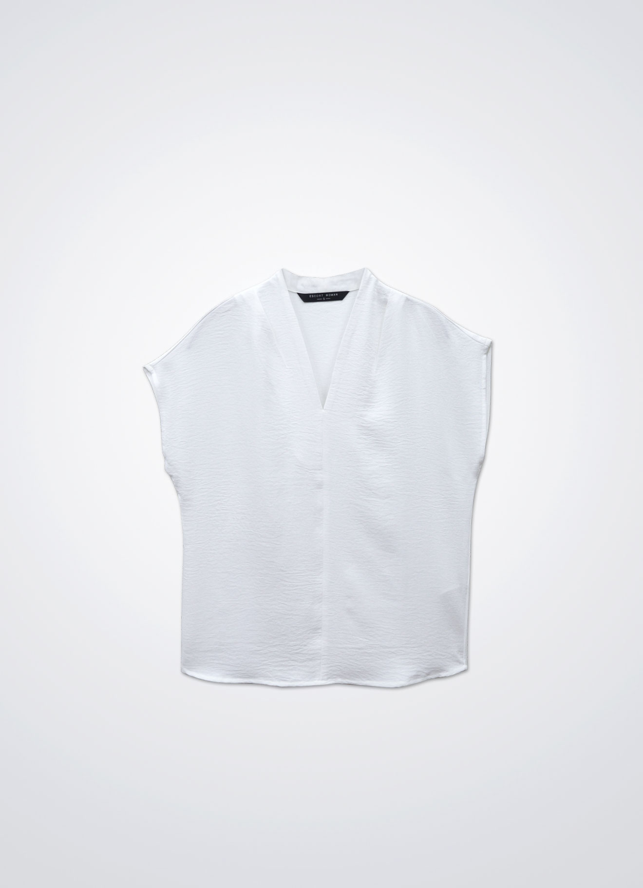 Bright-White by Sleeve Top