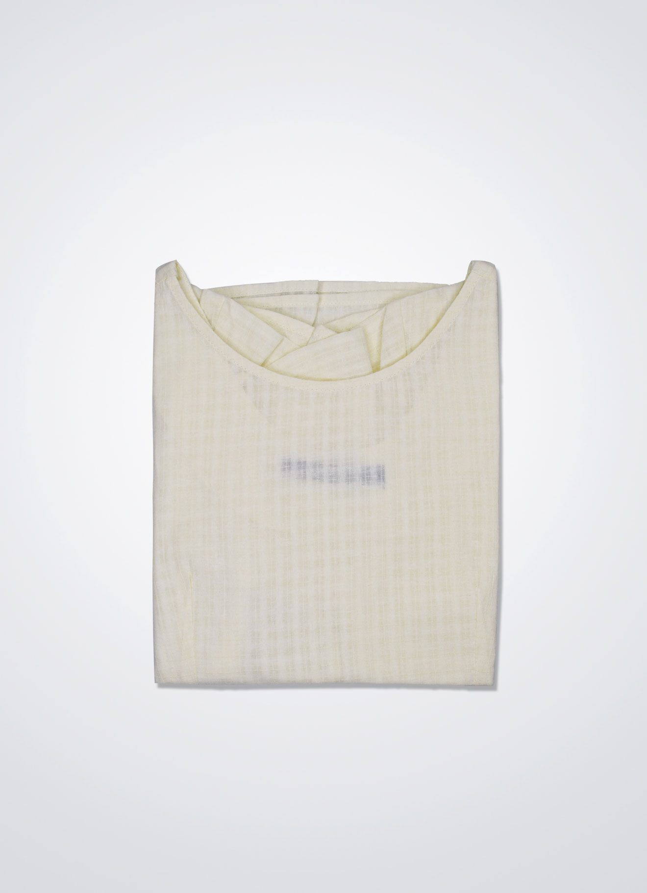 Cloud-Cream by Round-Neck Blouse