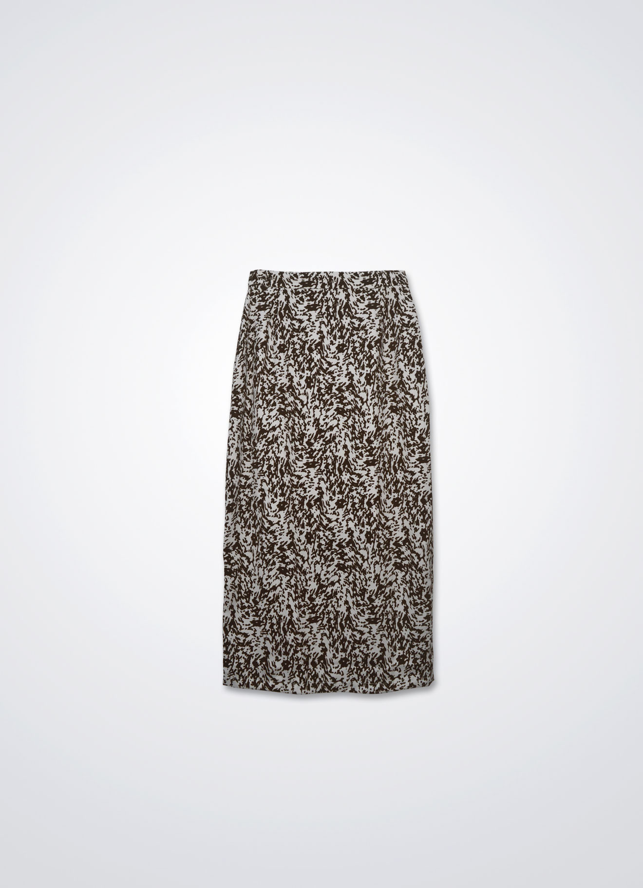 Cocoa-Brown by Midi Skirt