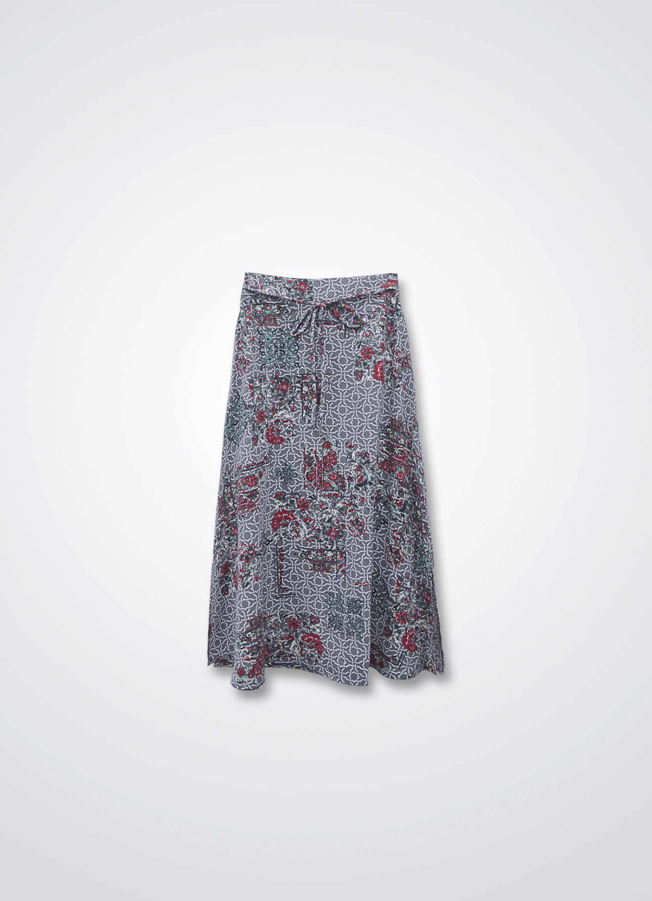 Drizzle by Printed Skirt