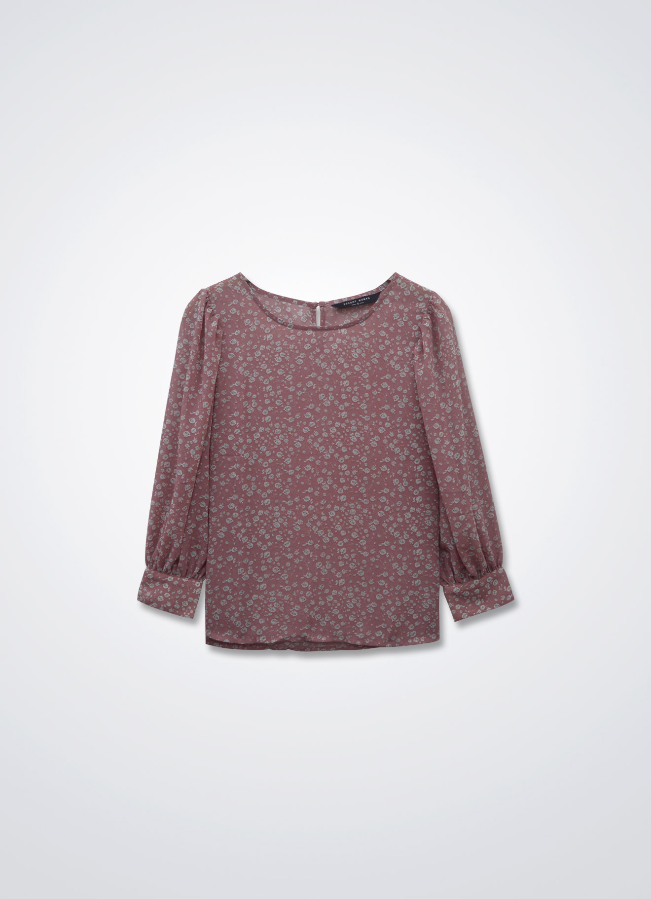 Dusty-Rose by Sleeve Blouse