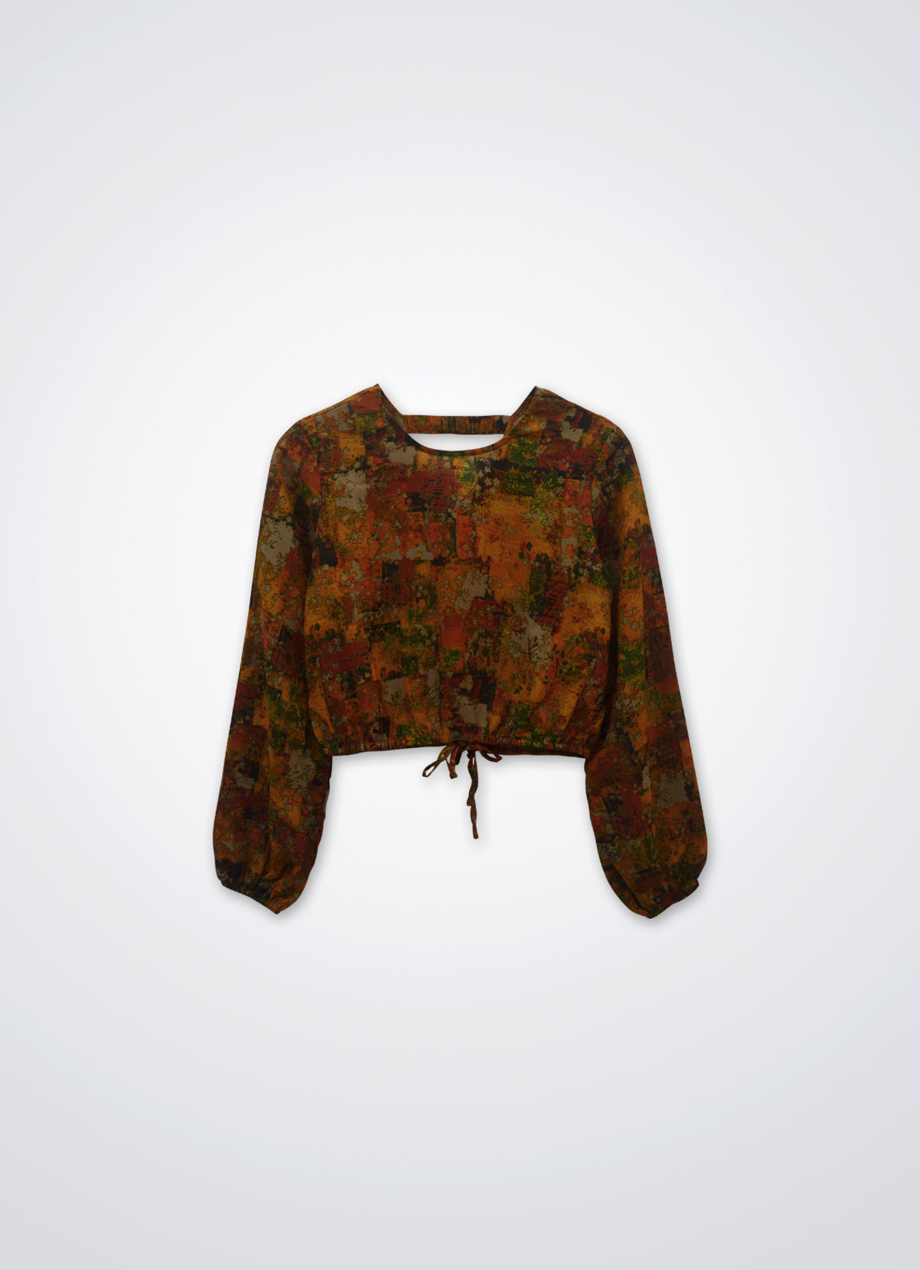 Apricot by Printed Blouse
