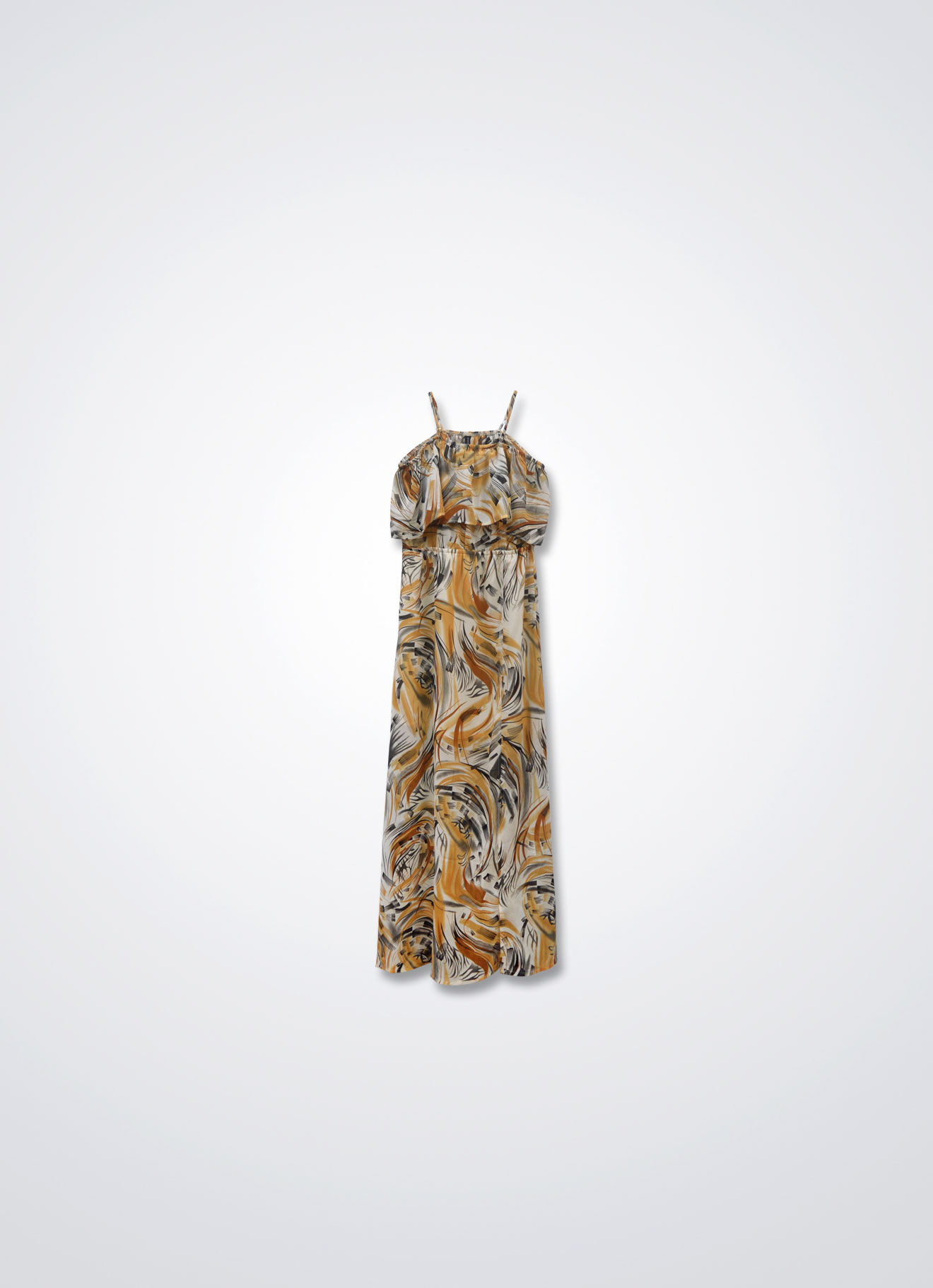 Golden-Oak by Printed Dress