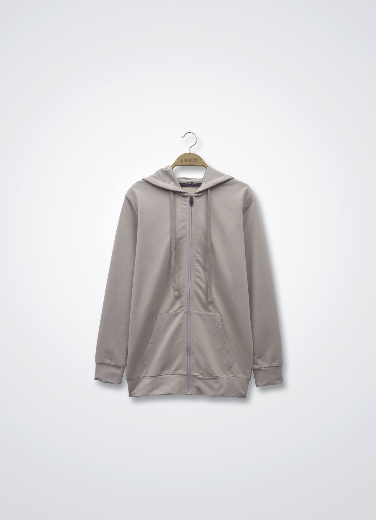 Gray-Morn by Hooded Jacket