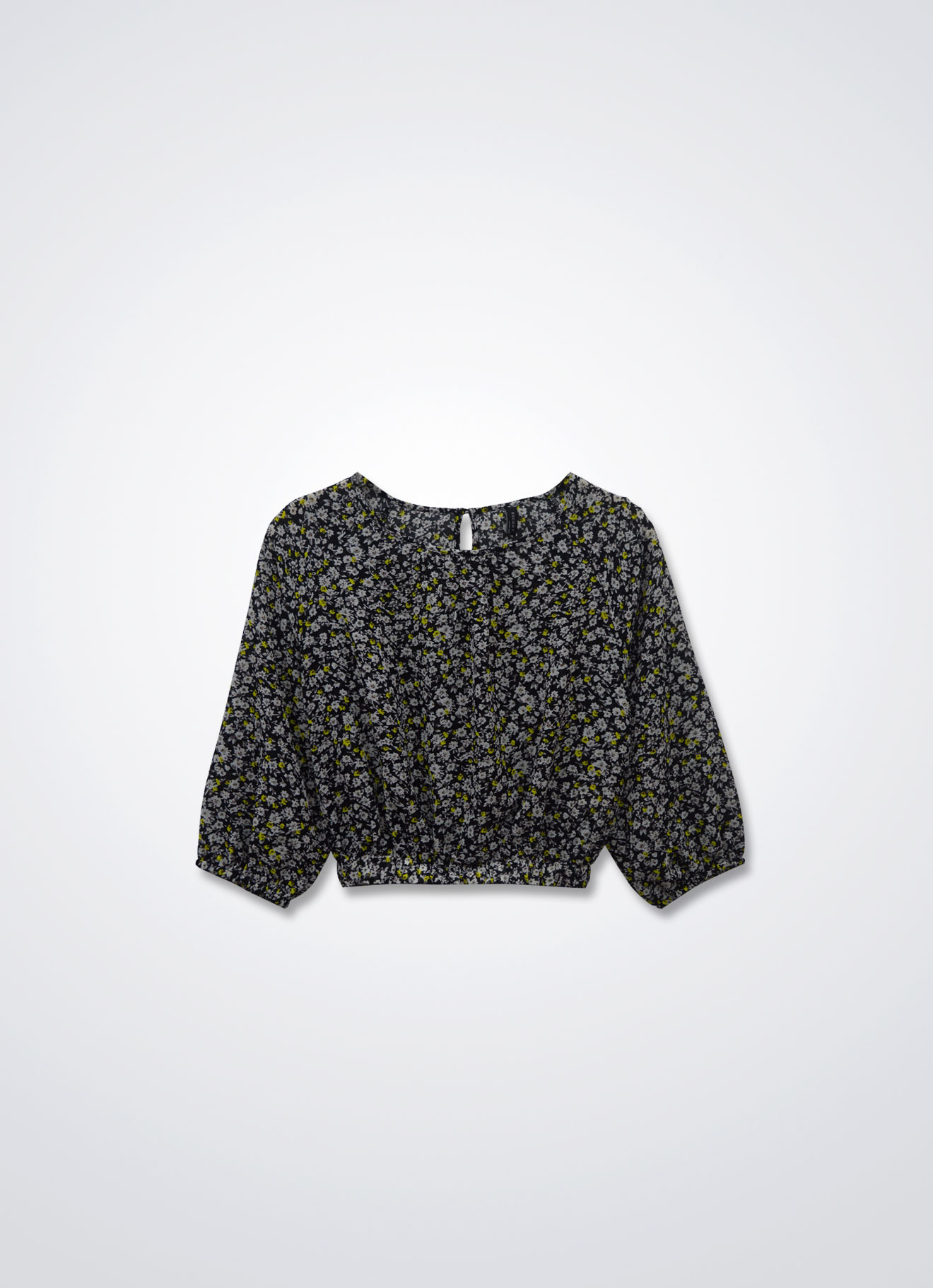 Licorice by Floral Printed Blouse
