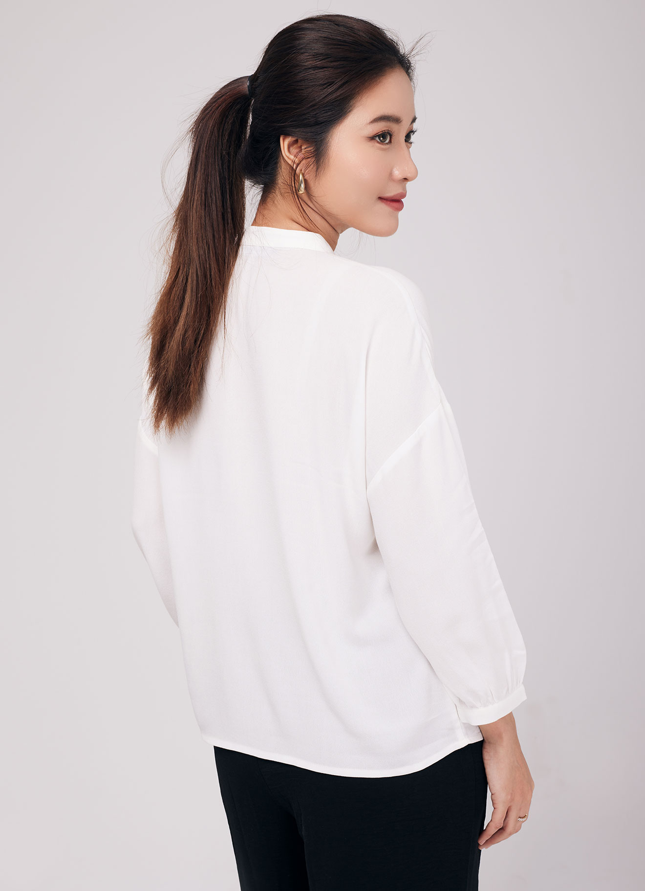 Marshmallow by Sleeve Blouse