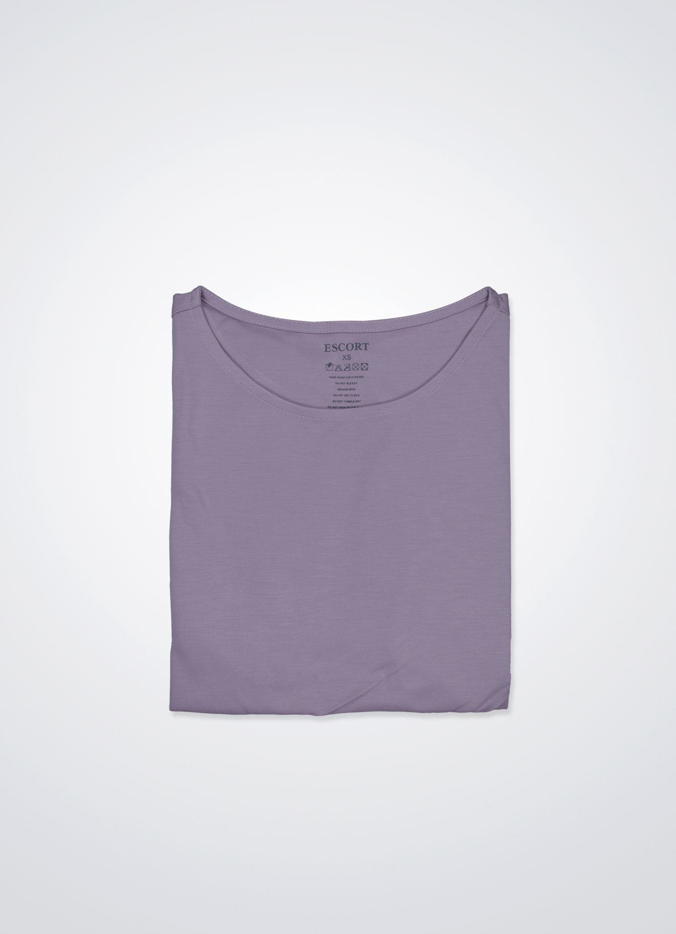 Mauve-Shadows by Round-Neck Blouse