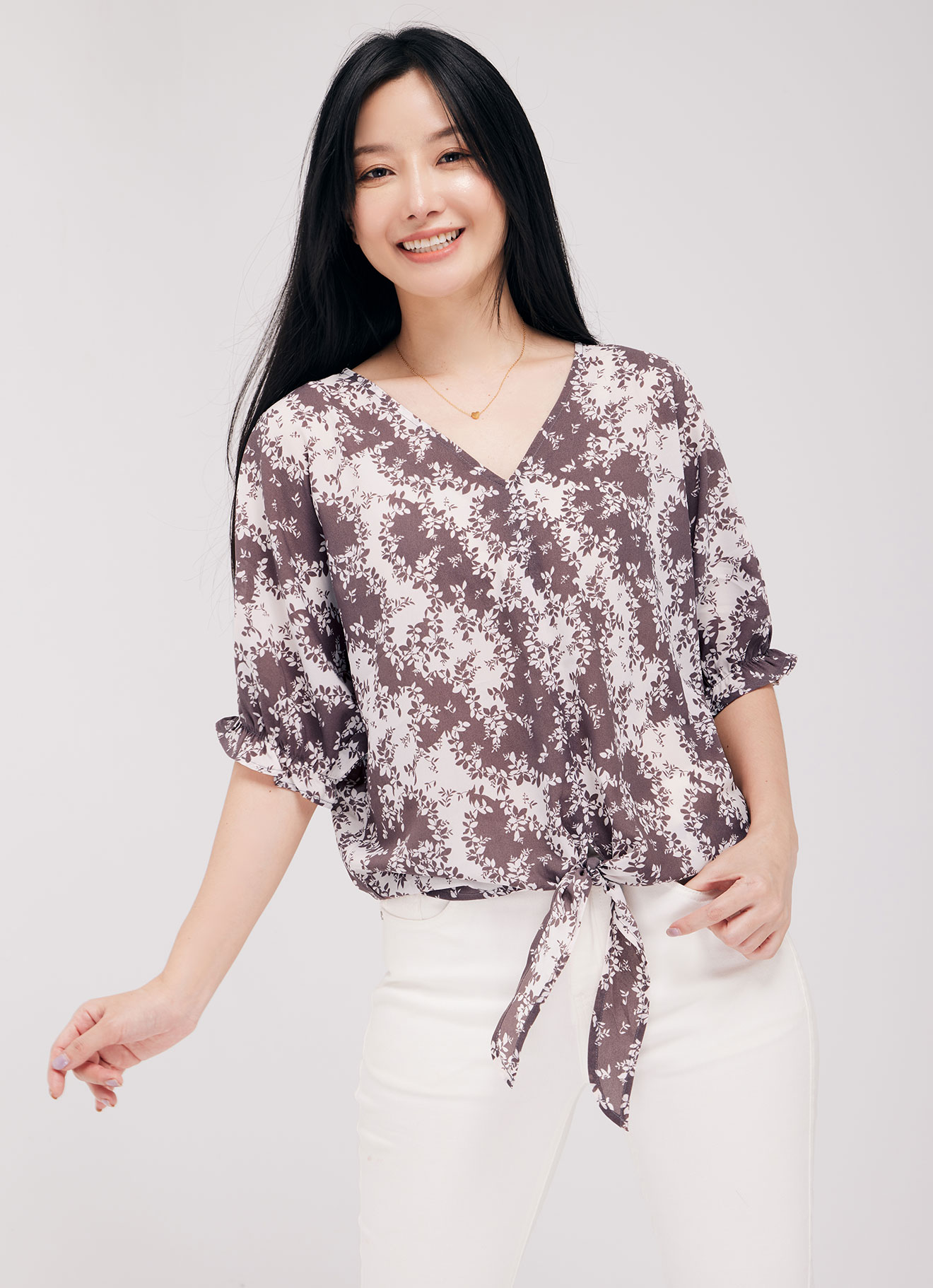 Mustang by V-Neck Blouse
