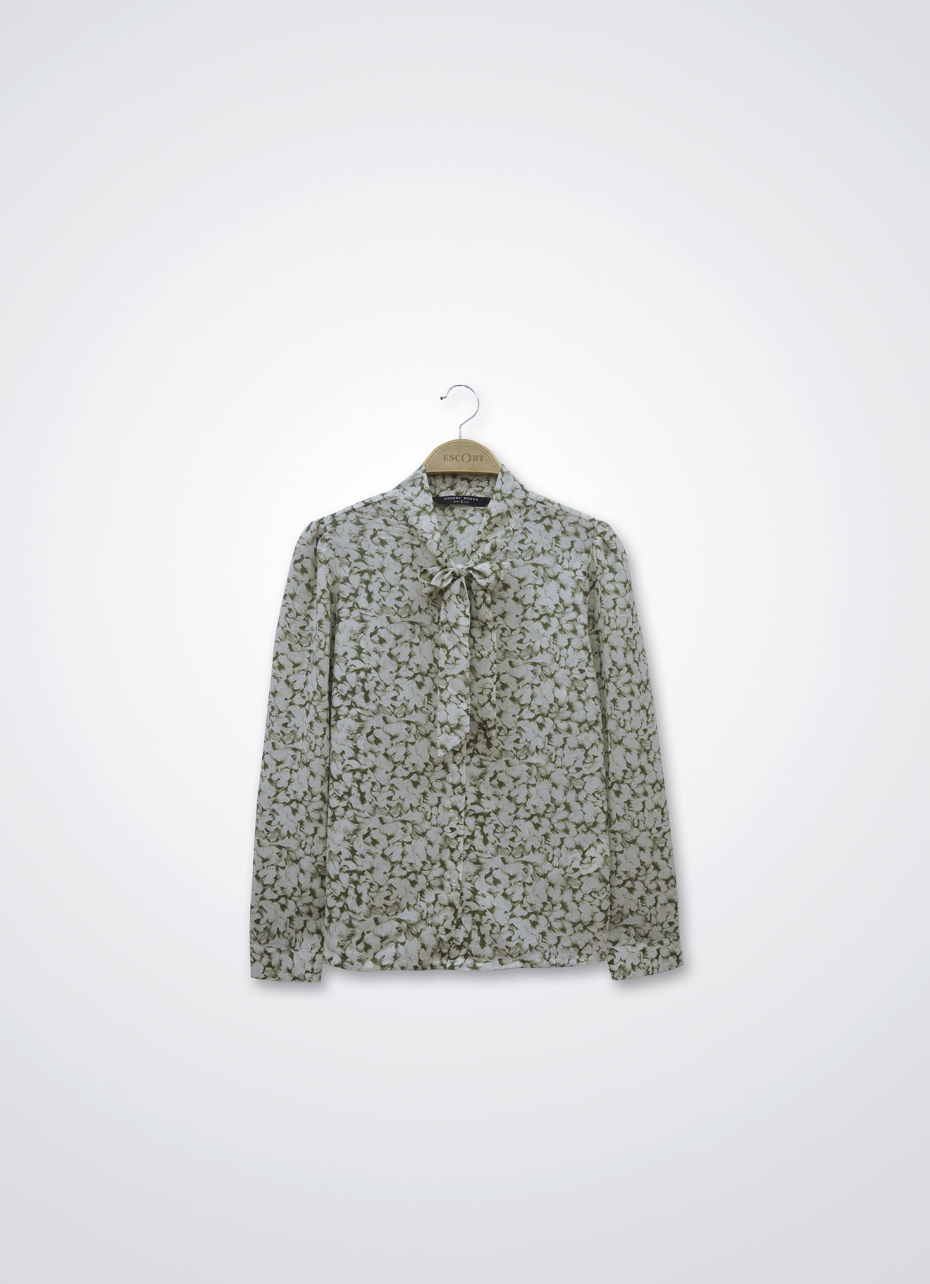 Olive-Branch by Floral Printed Blouse