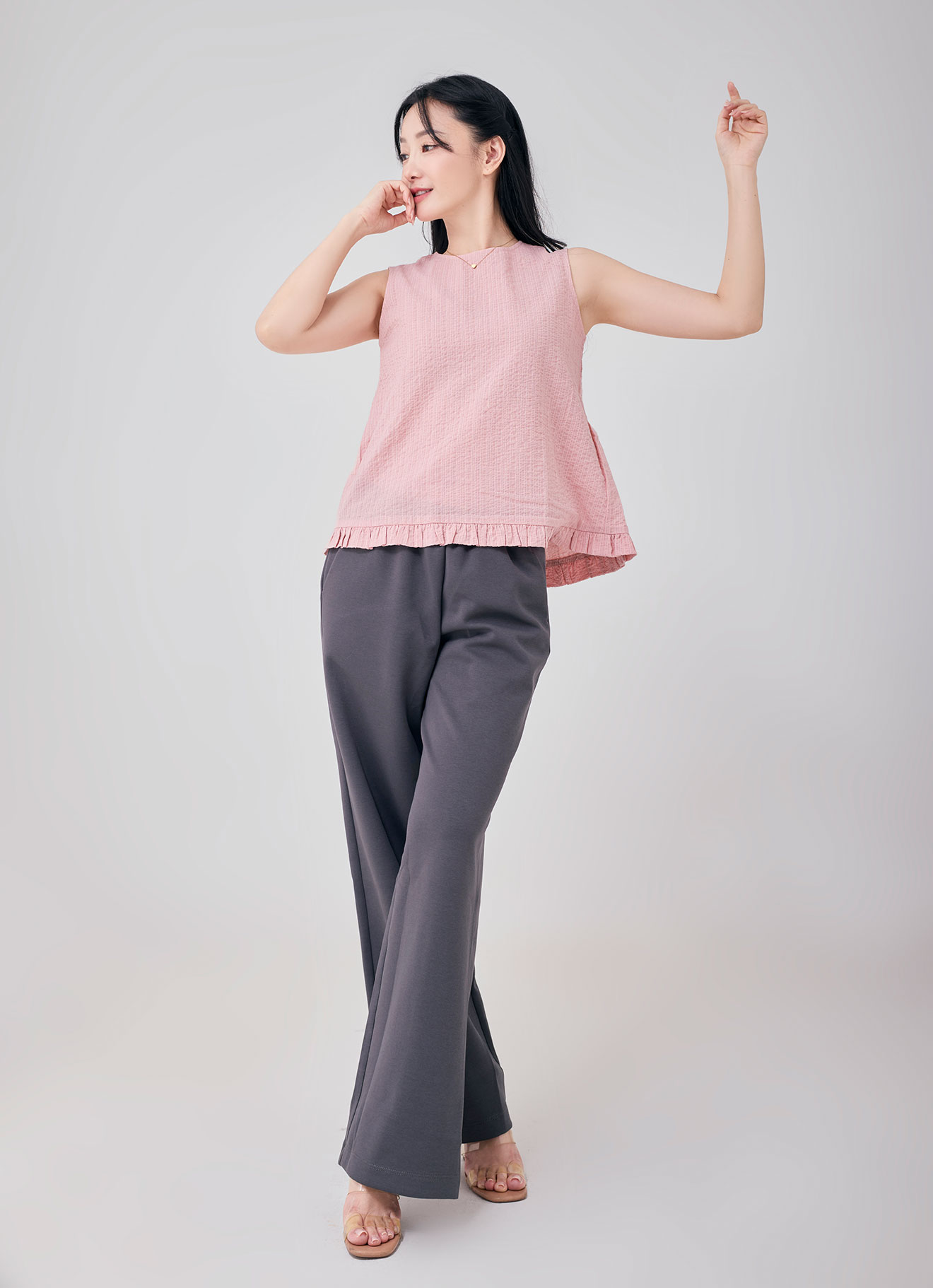 Pink-Nectar by Sleeveless Blouse