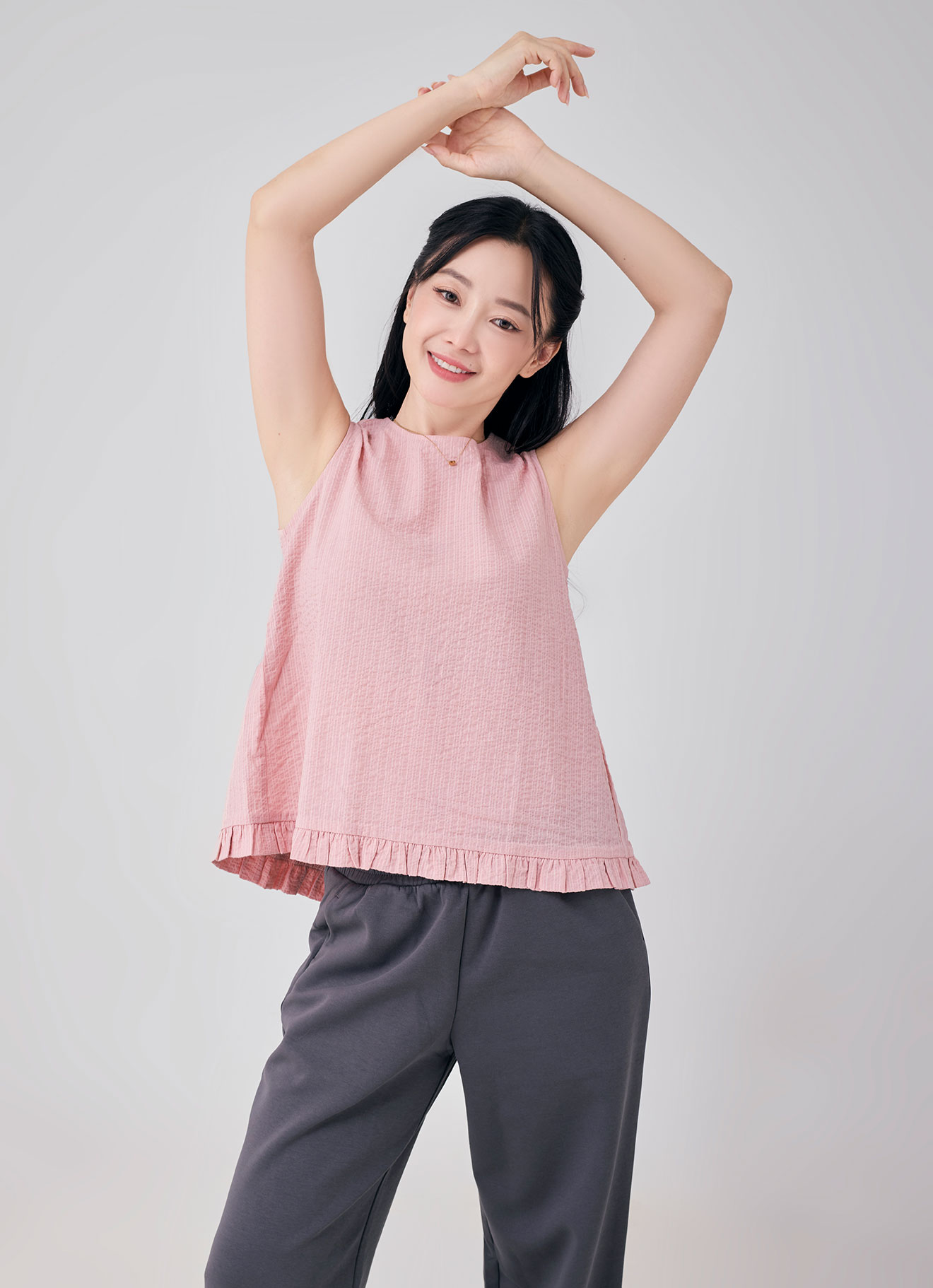 Pink-Nectar by Sleeveless Blouse
