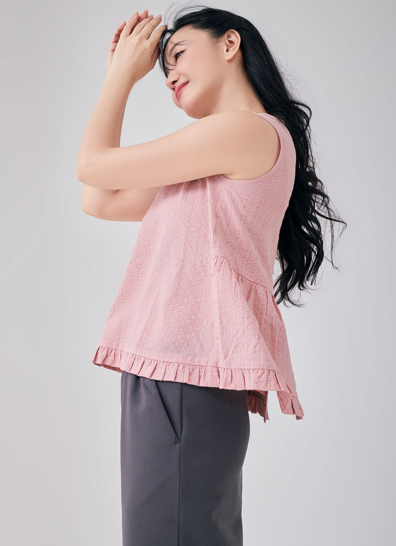Pink-Nectar by Sleeveless Blouse