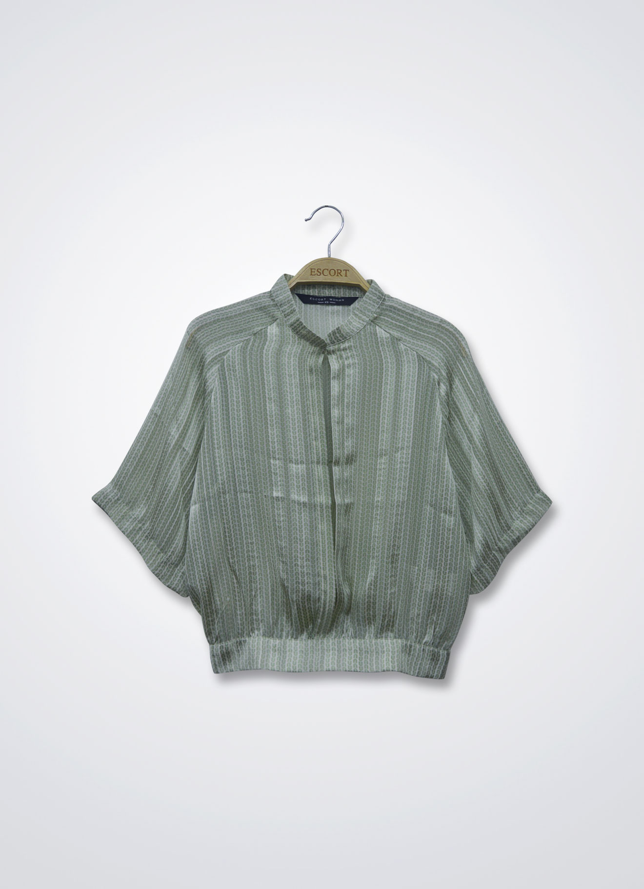 Quiet-Green by Sleeve Top