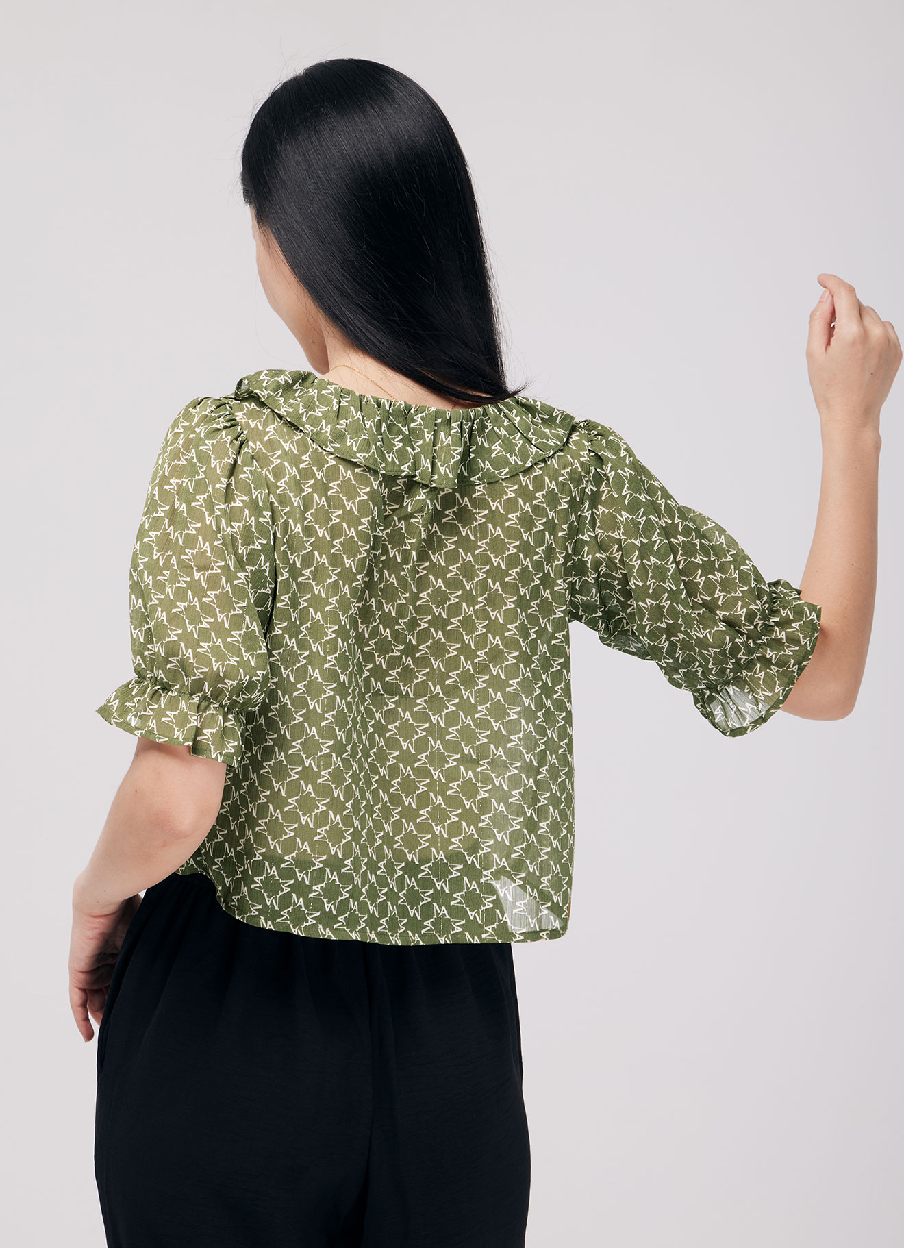 Sage by Pleated Top