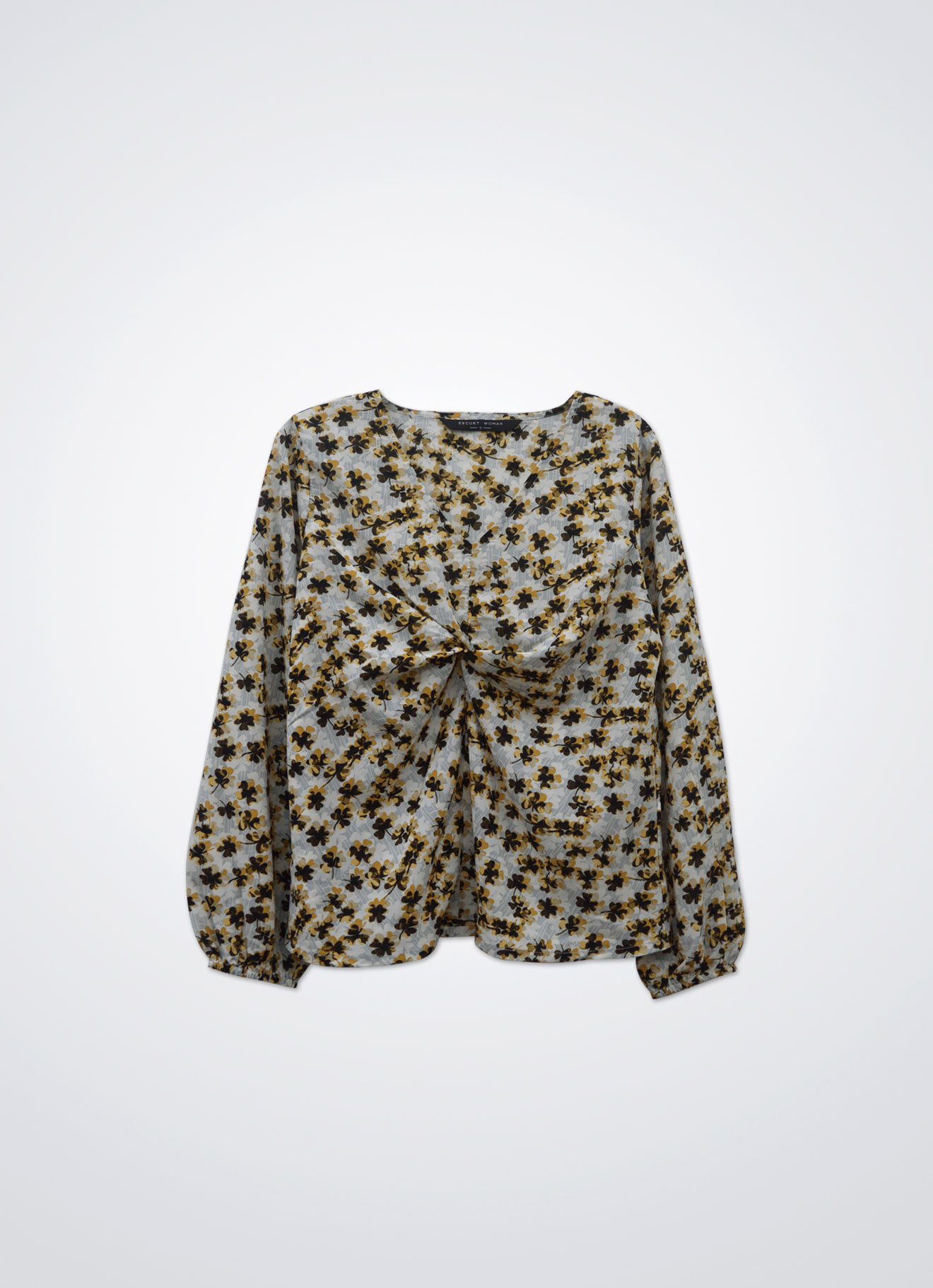 Sunflower by Printed Blouse