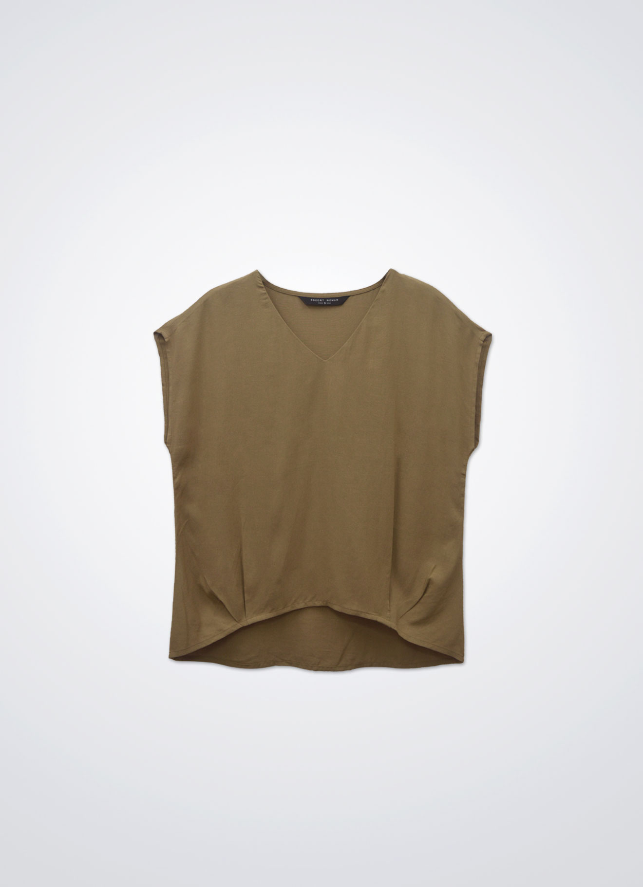 Tan by Sleeve Blouse