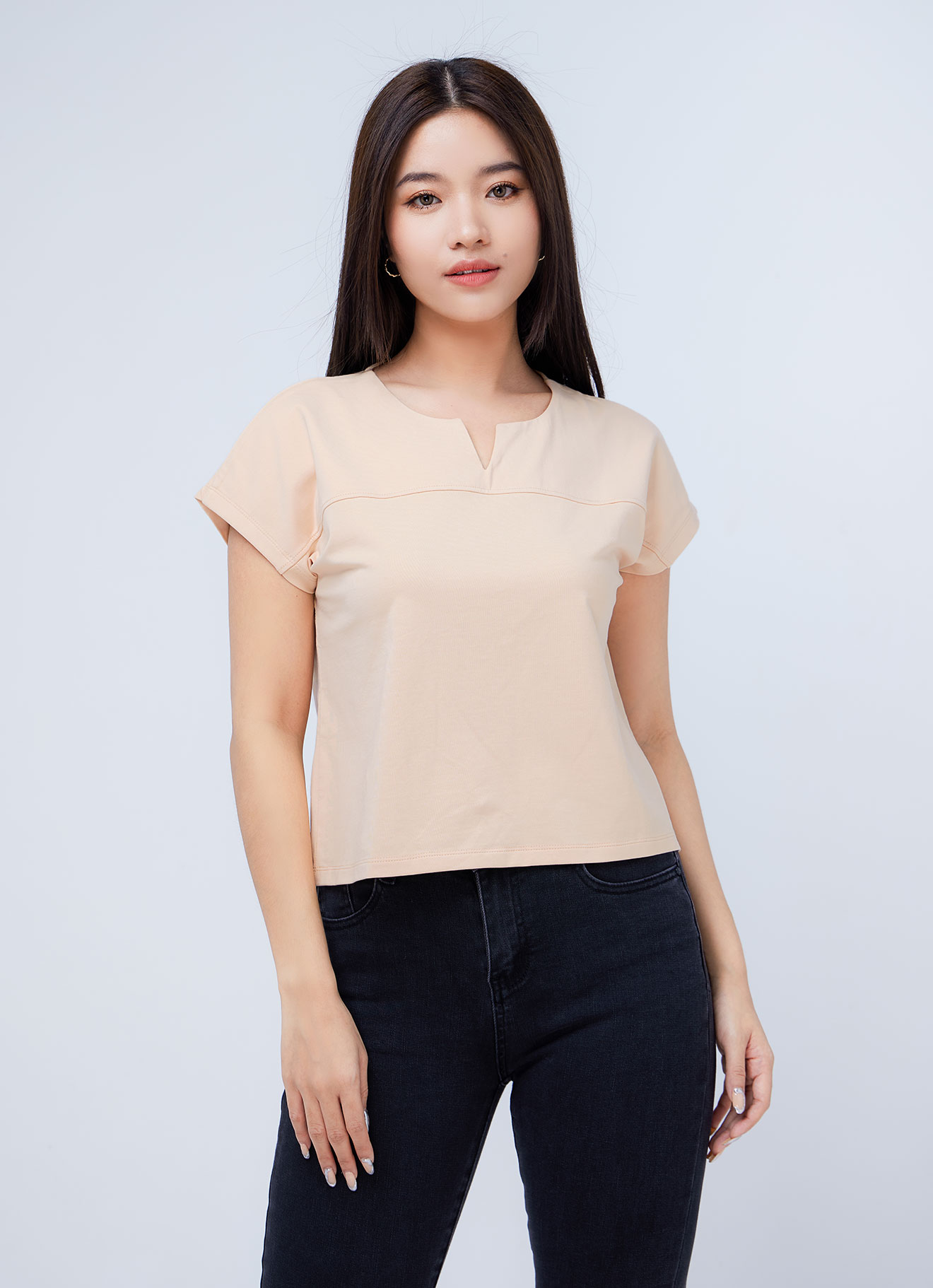 Wheat by Sleeve Blouse
