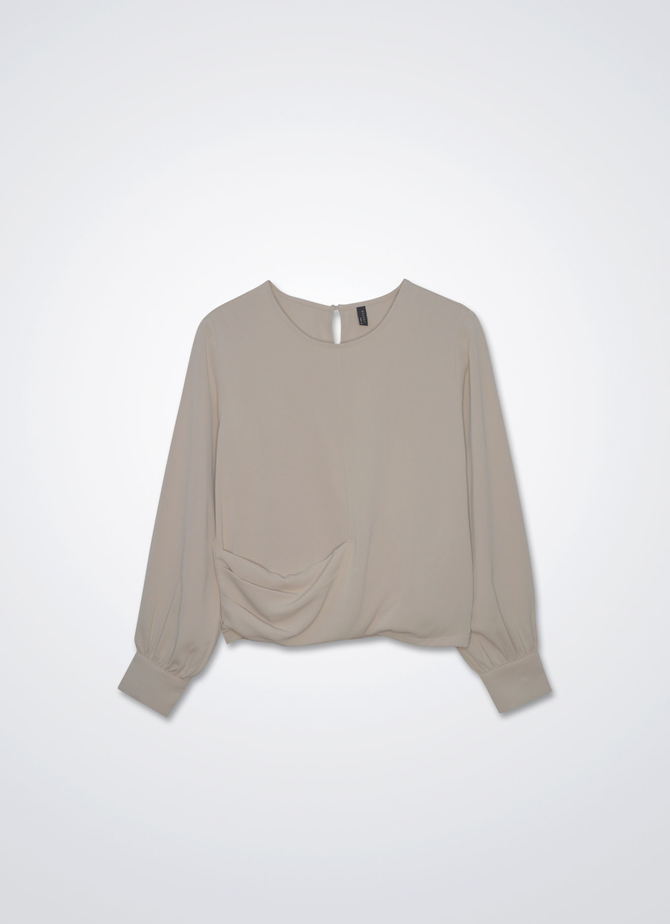 Whisper-Pink by Long Sleeve Top