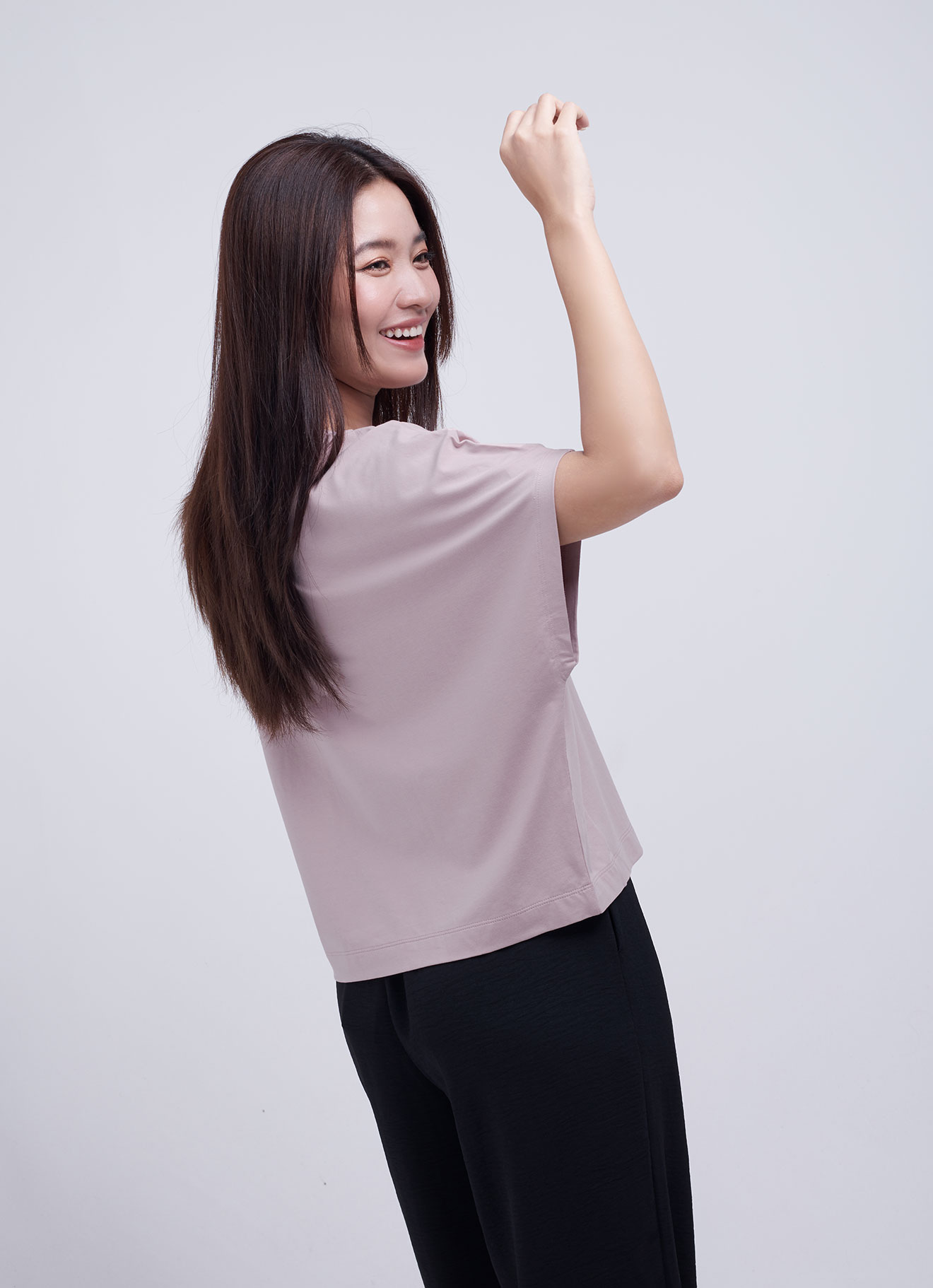 Adobe-Rose  by Sleeve Blouse