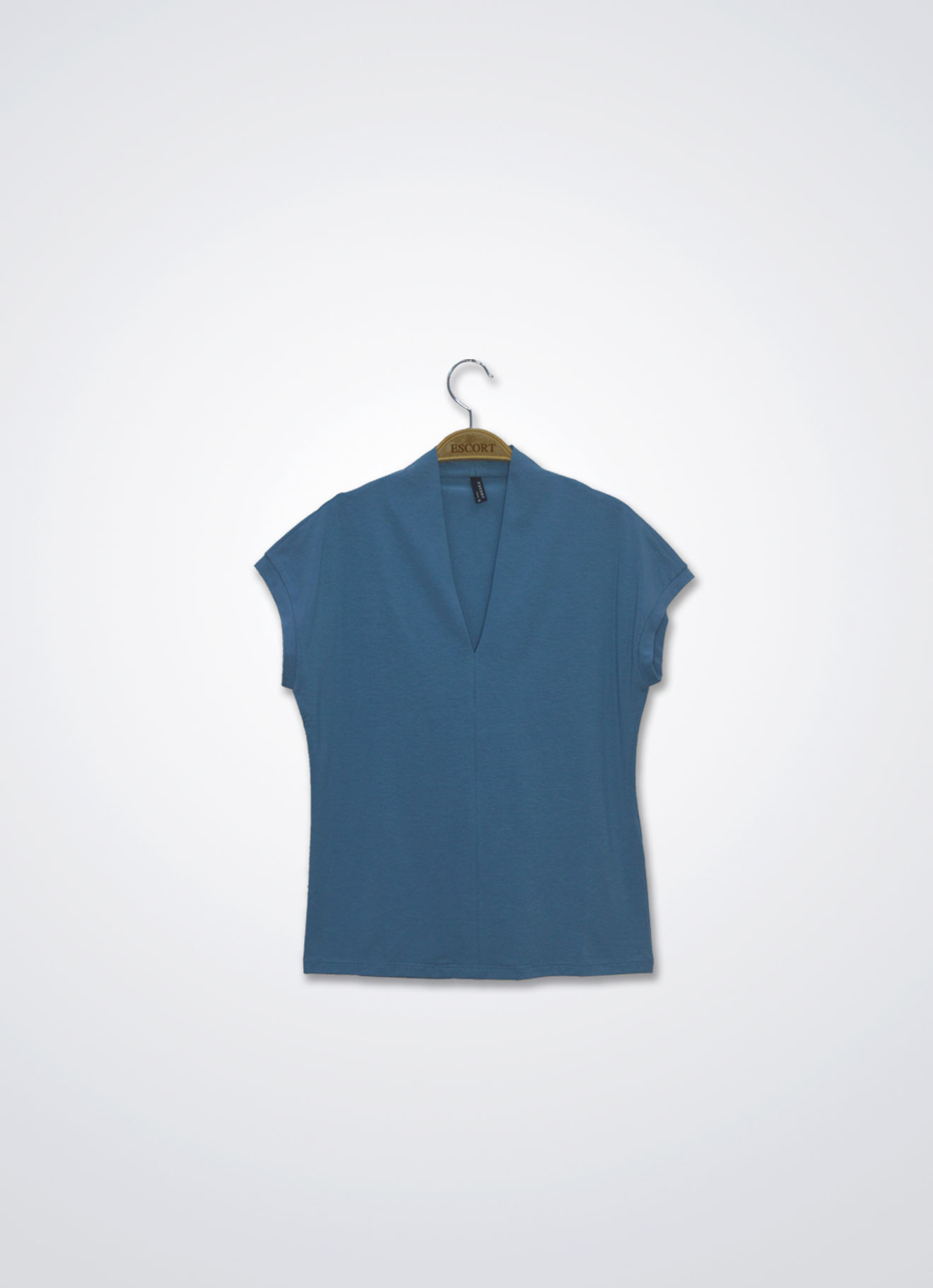 Adriatic-Blue by Sleeve Blouse