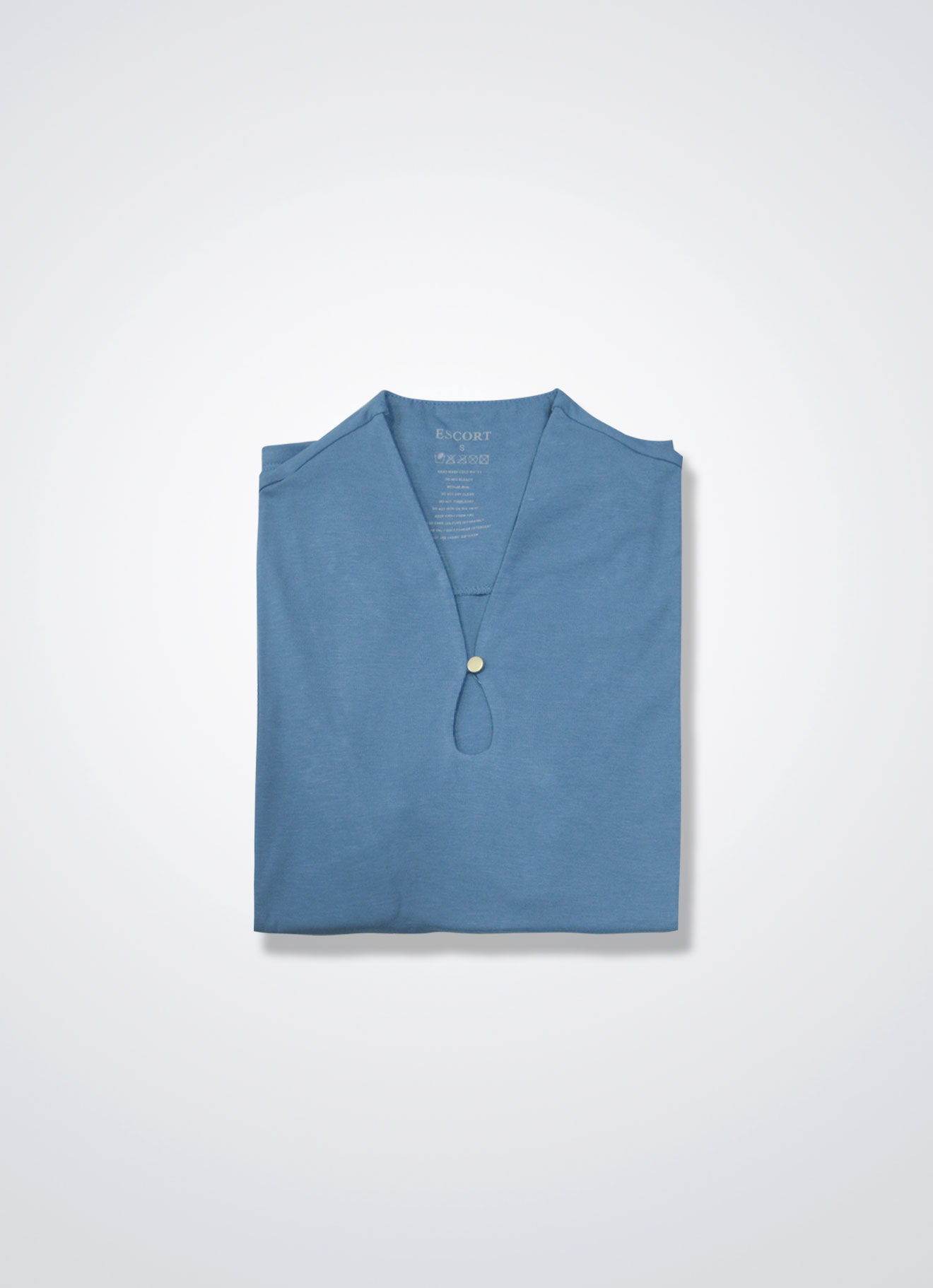 Adriatic-Blue by Sleeve Blouse