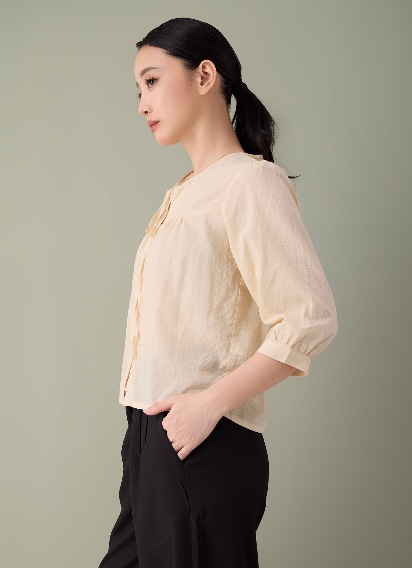 Afterglow by Tie Neck Top