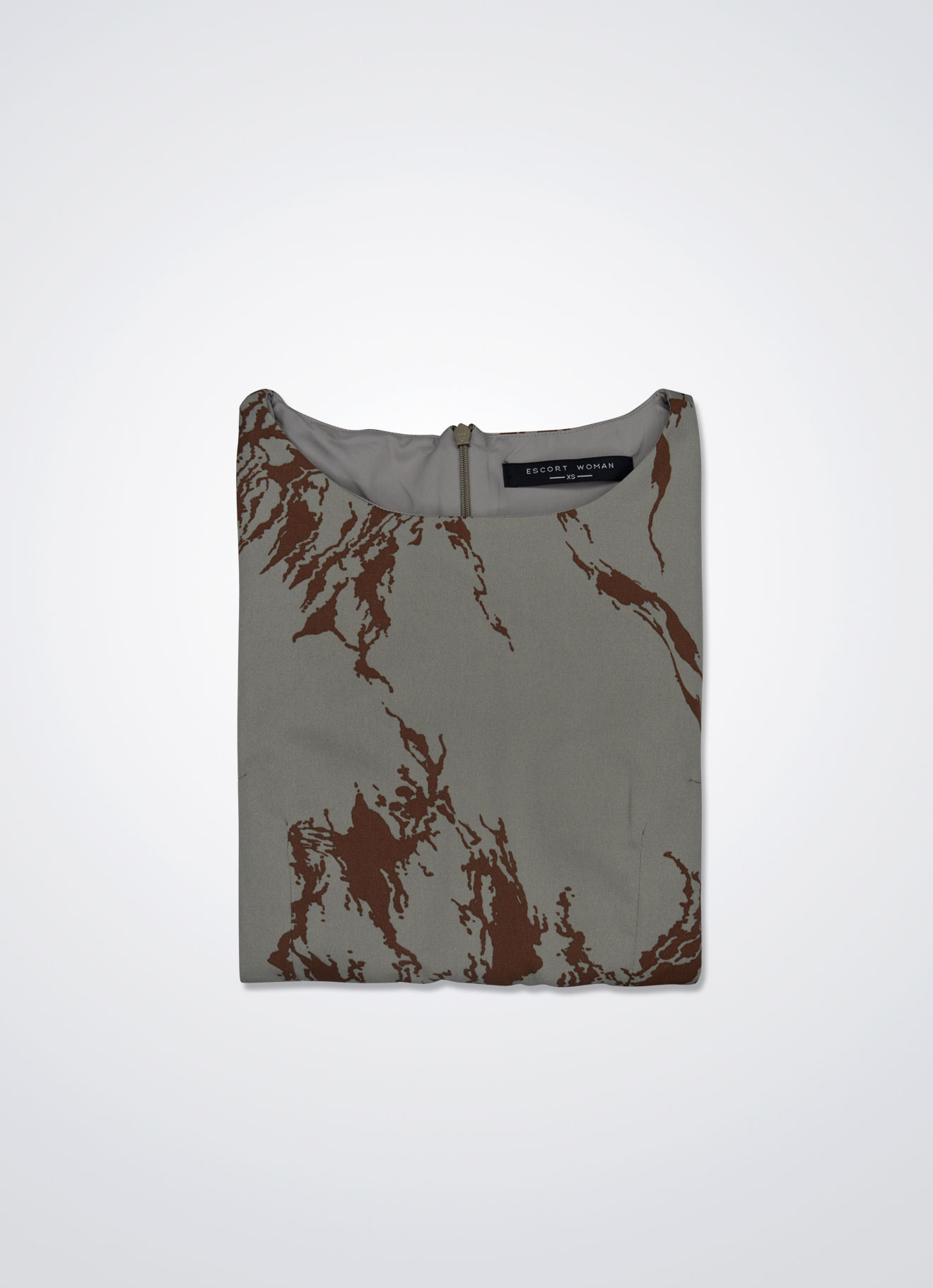 Agate-Gray by Sleeveless Dress