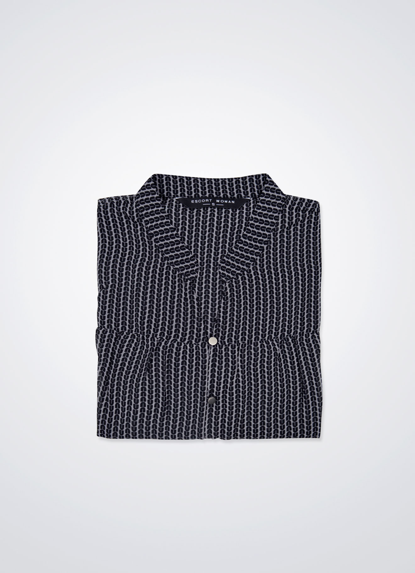 Anthracite by Sleeve Blouse