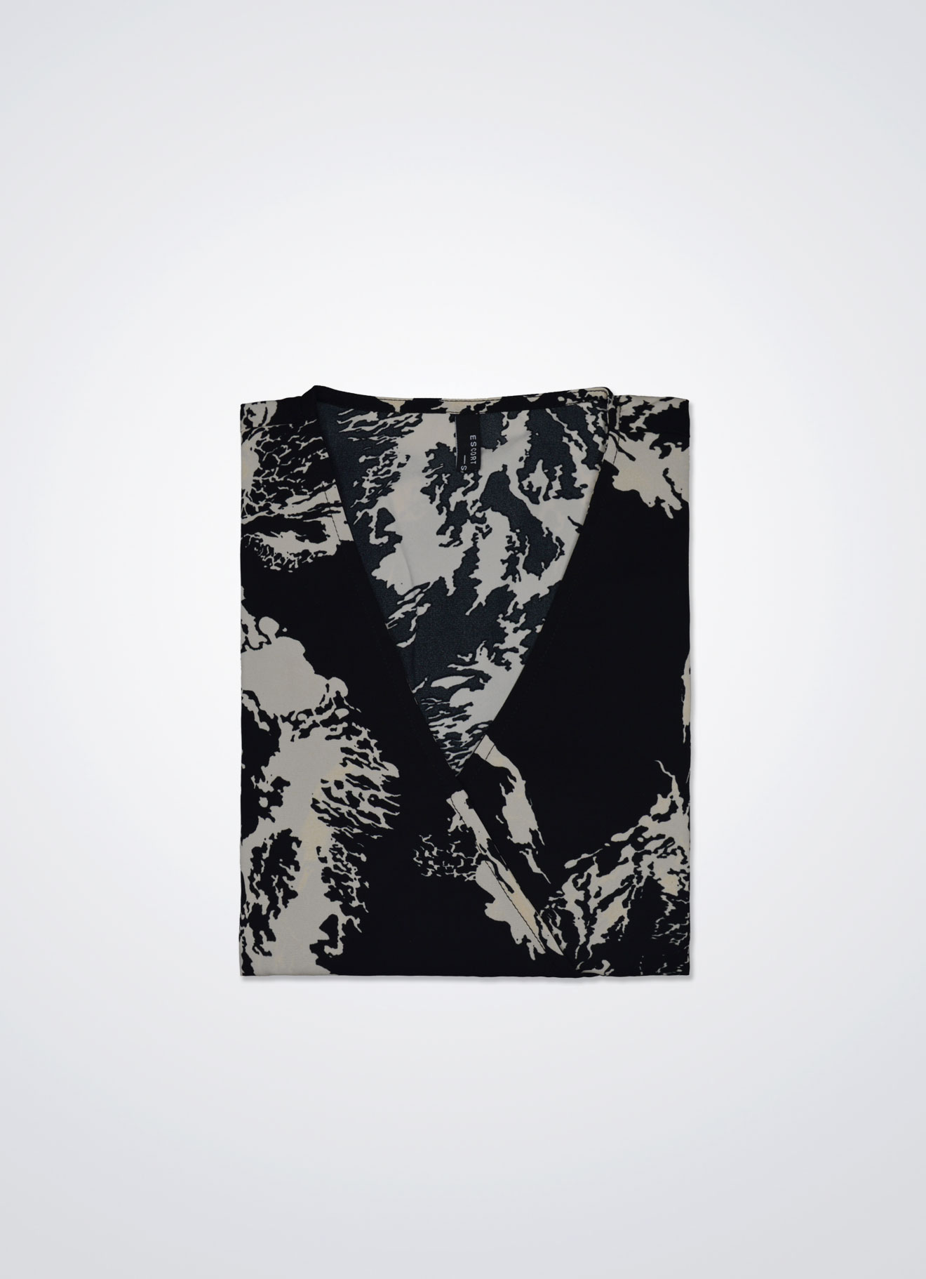 Anthracite by V-Neck Top