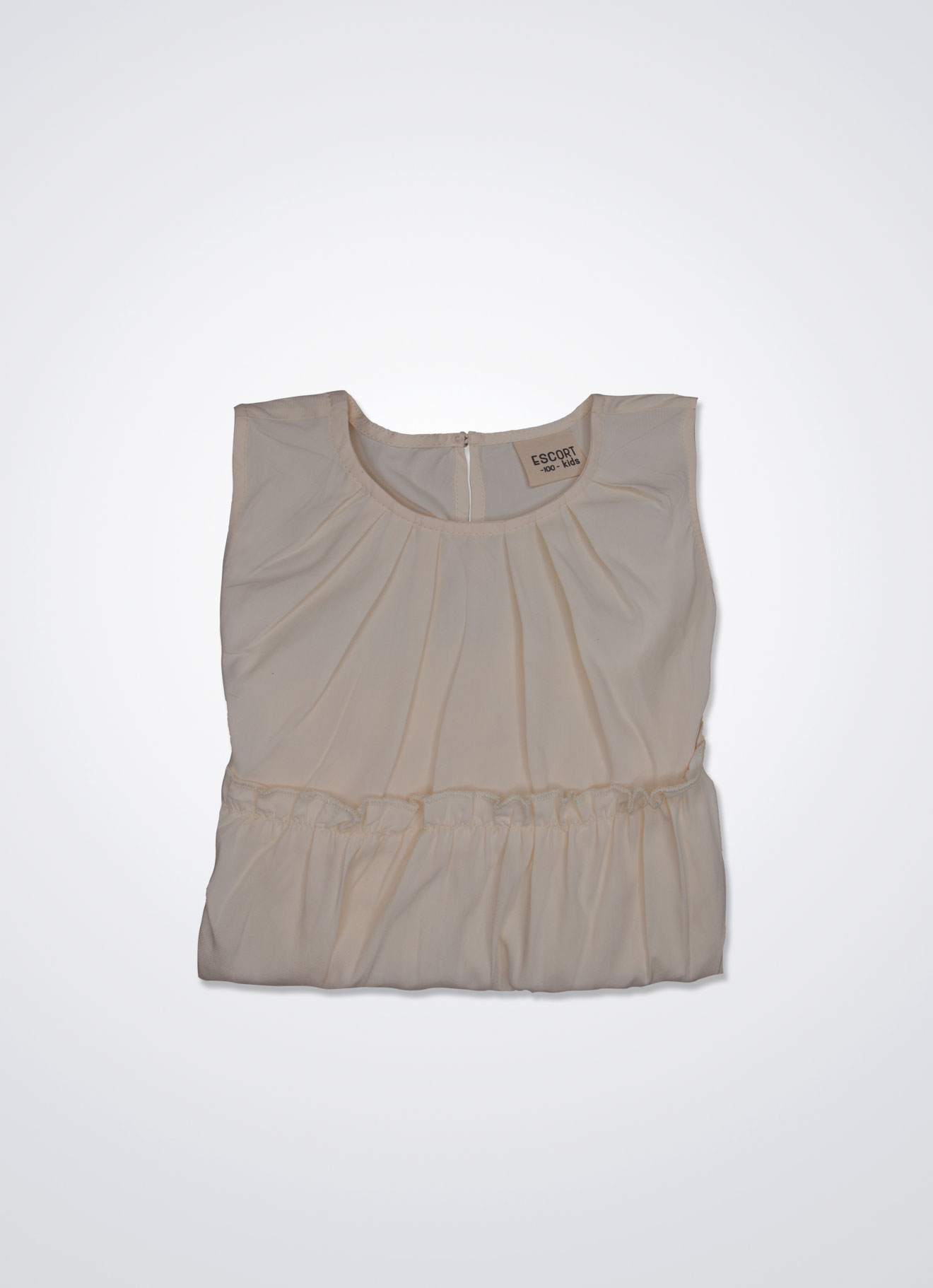 Antique-White by Sleeveless Blouse