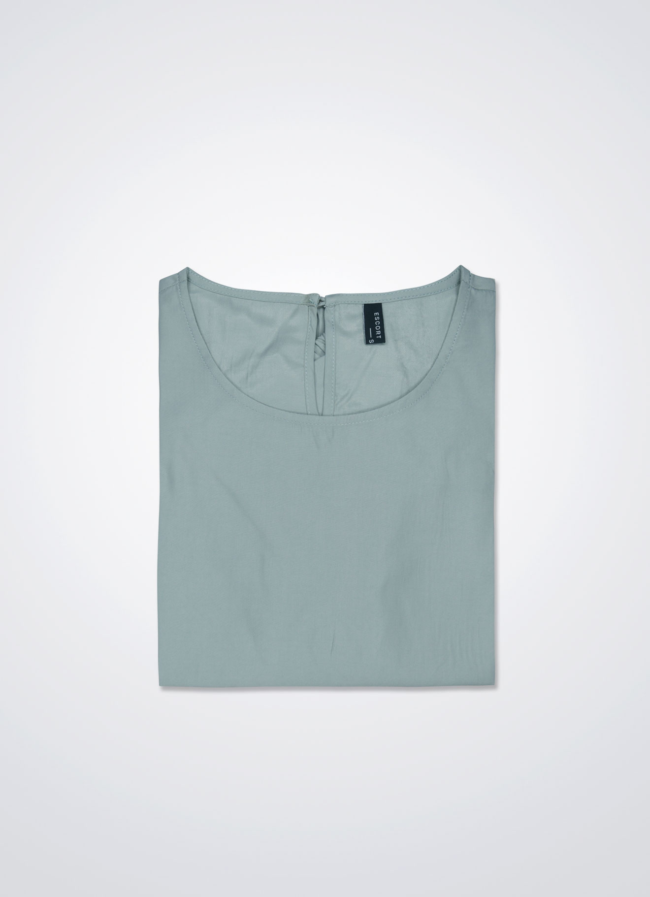 Aqua-Gray by Sleeve Blouse