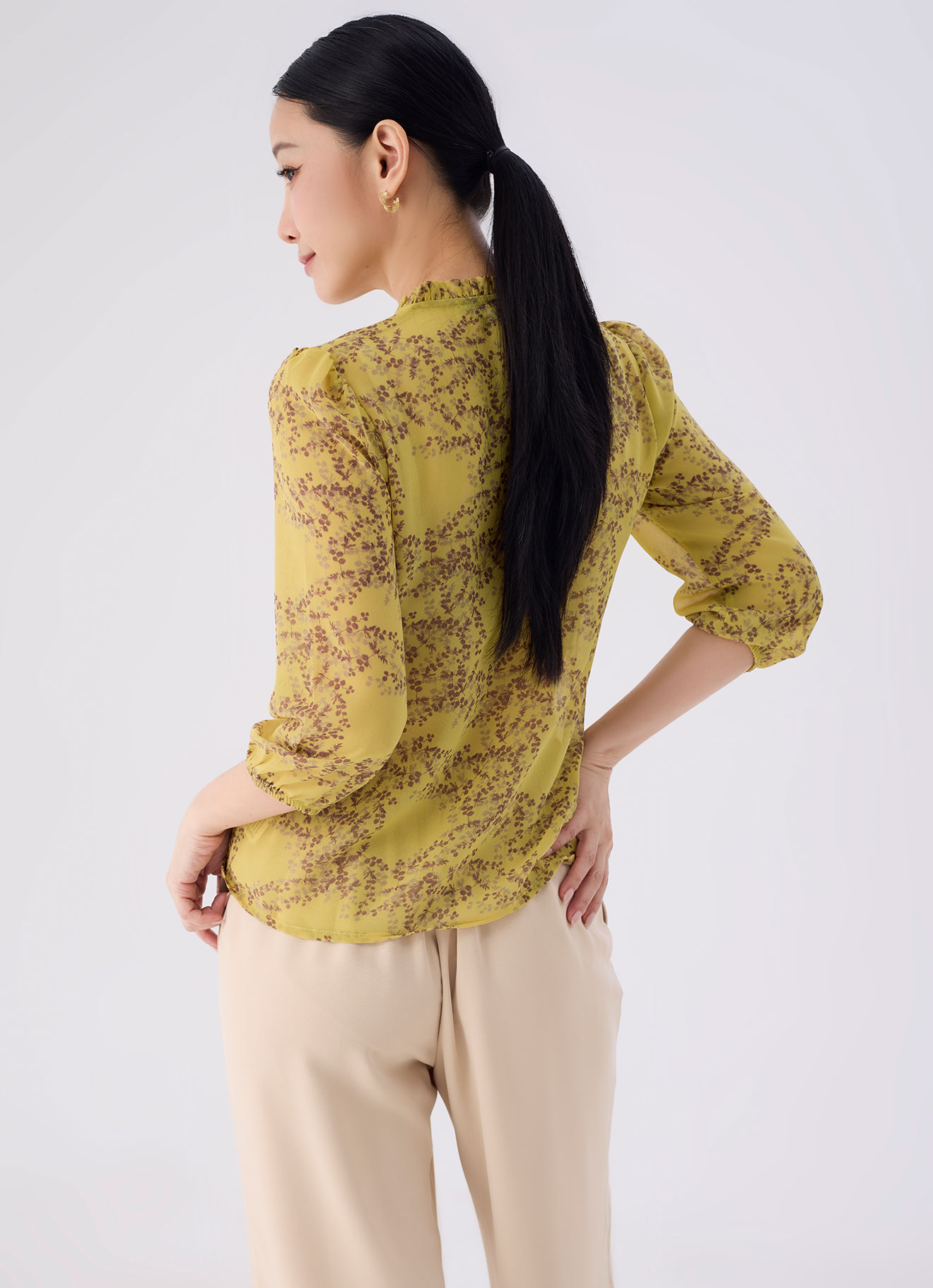 Bamboo by Printed Blouse