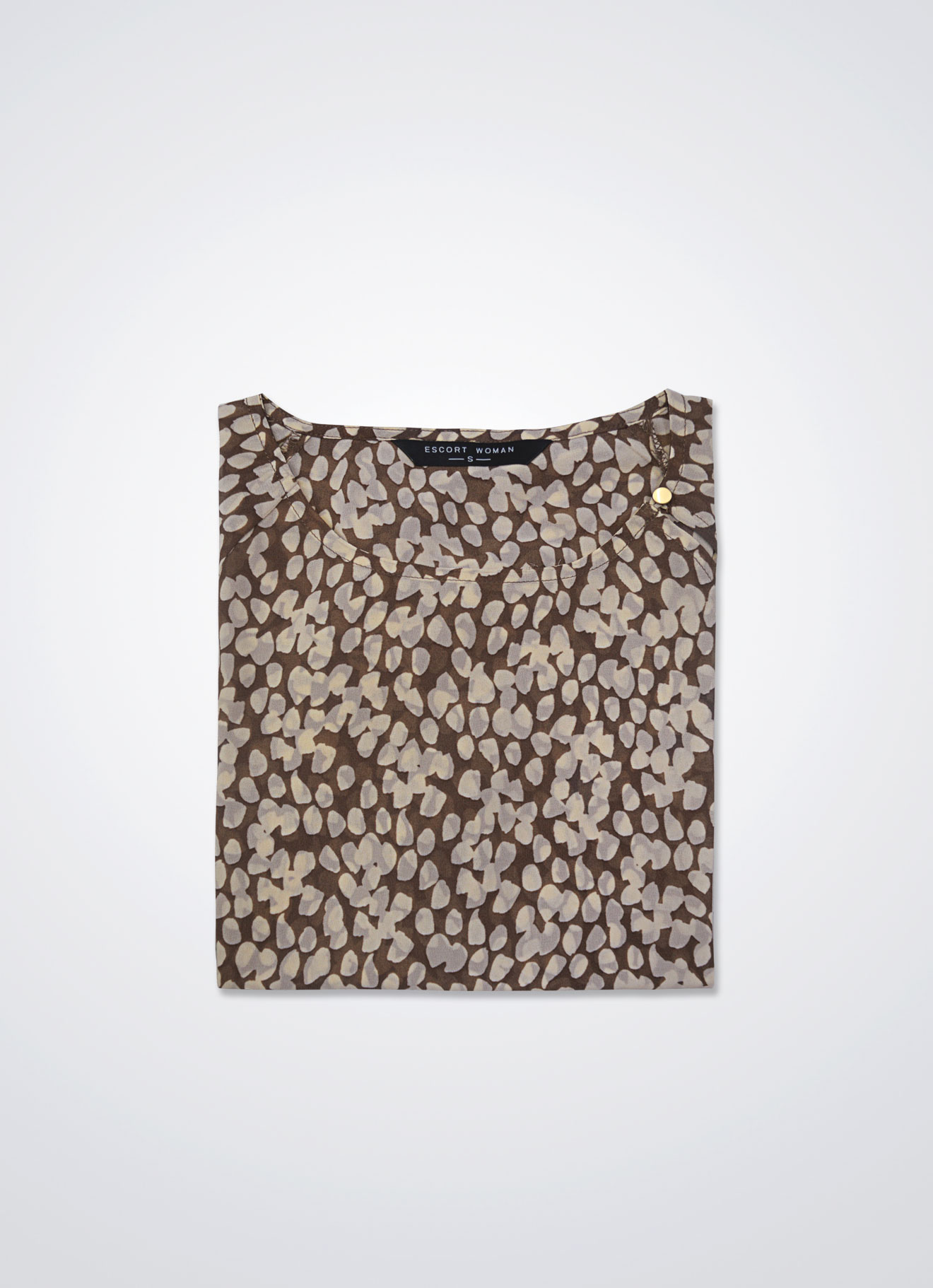 Beaver-Fur by Long Sleeve Blouse