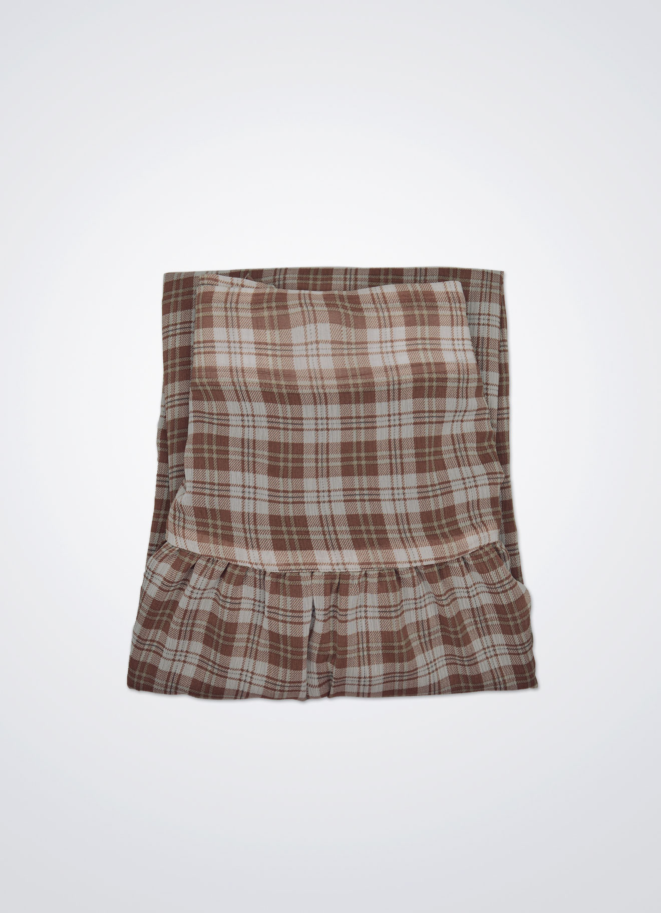 Beaver-Fur by Printed Skirt