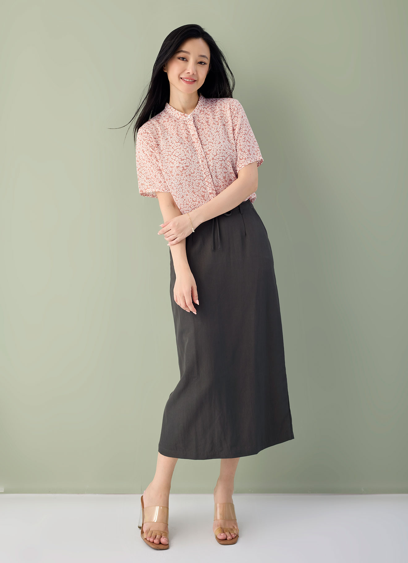 Beluga by Midi Skirt