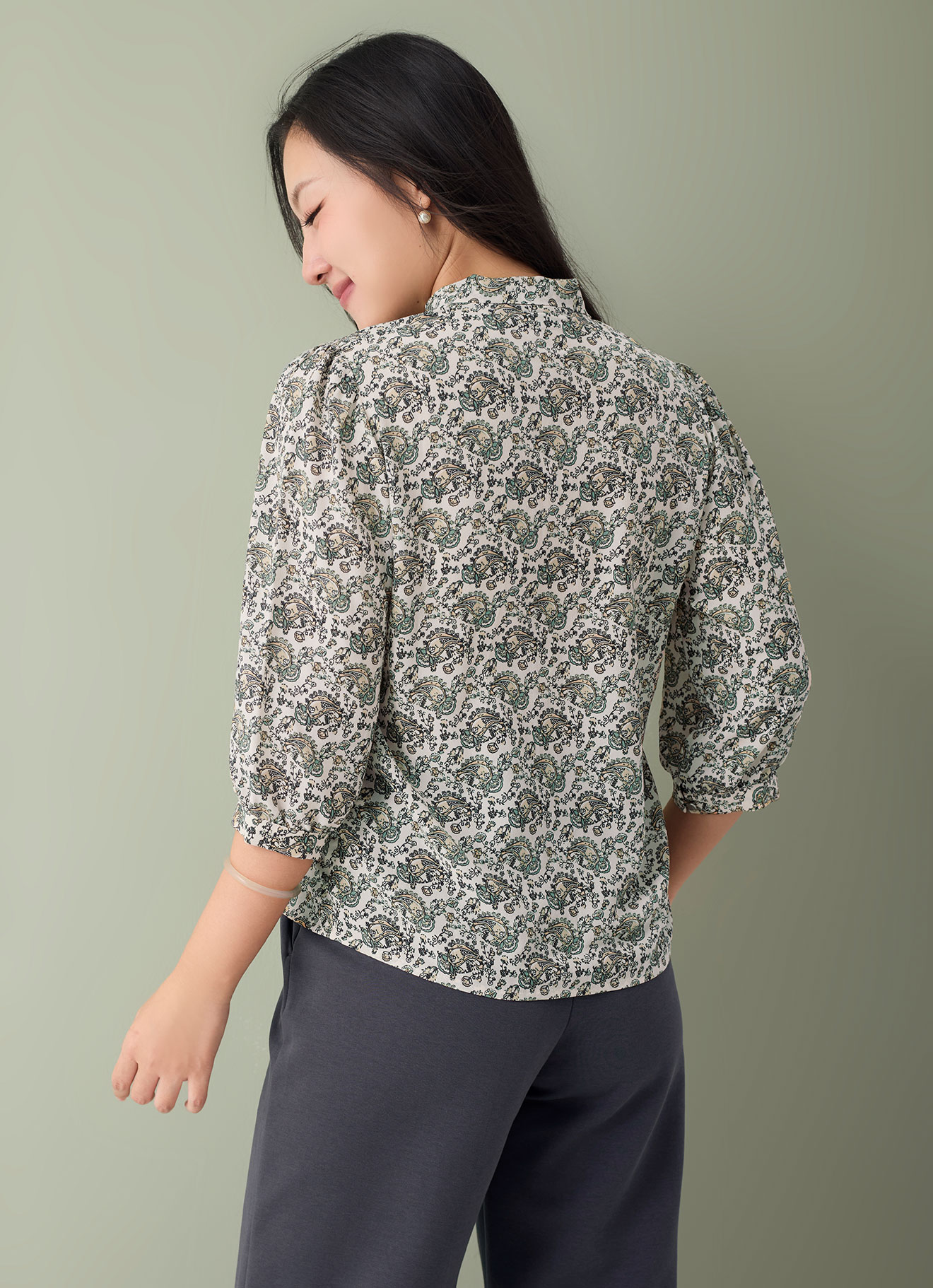 Birch by Printed Blouse