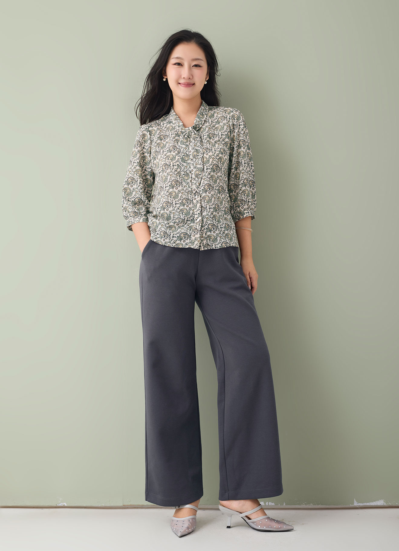 Birch by Printed Blouse
