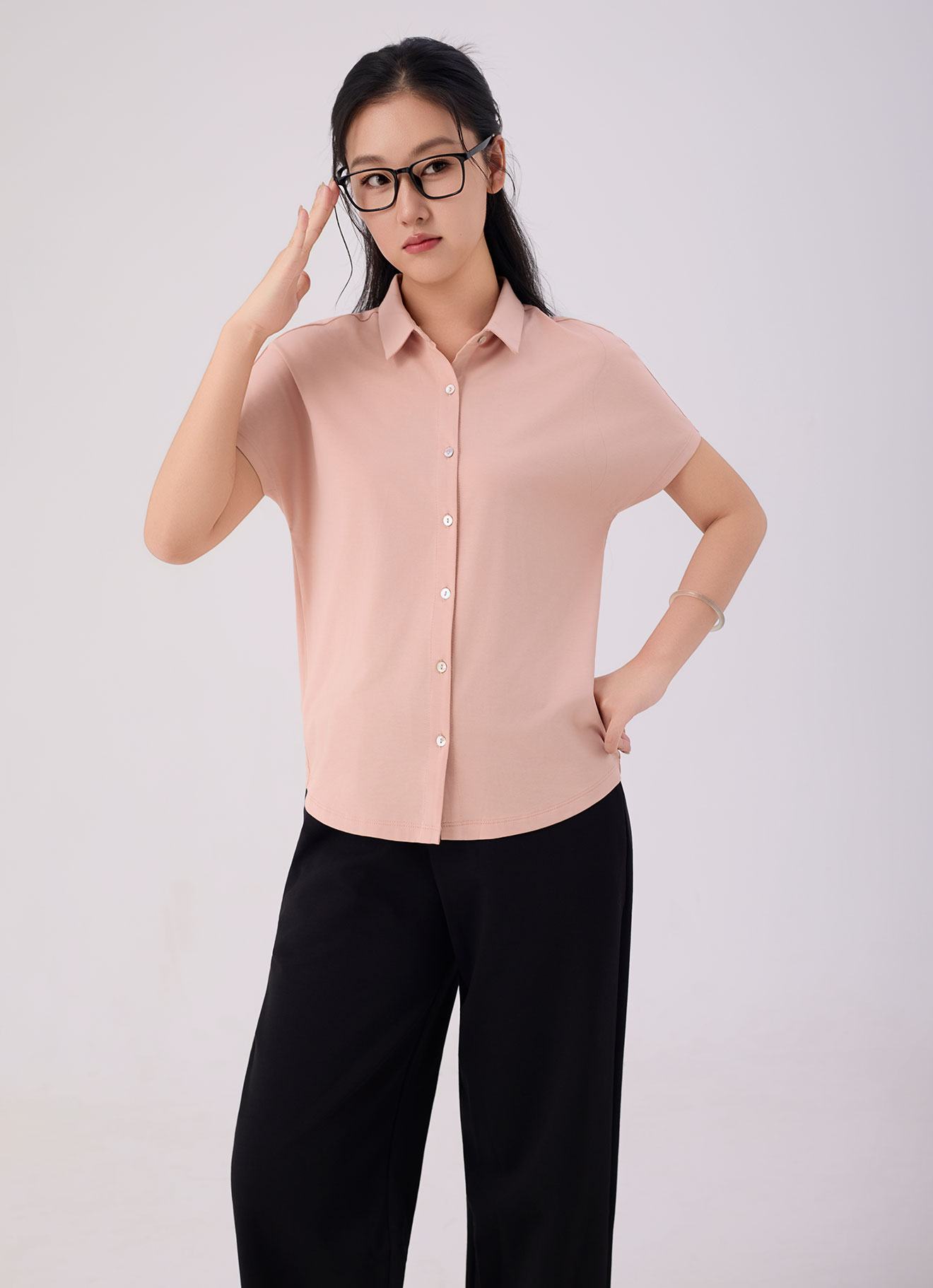 Bisque by Sleeve Shirt