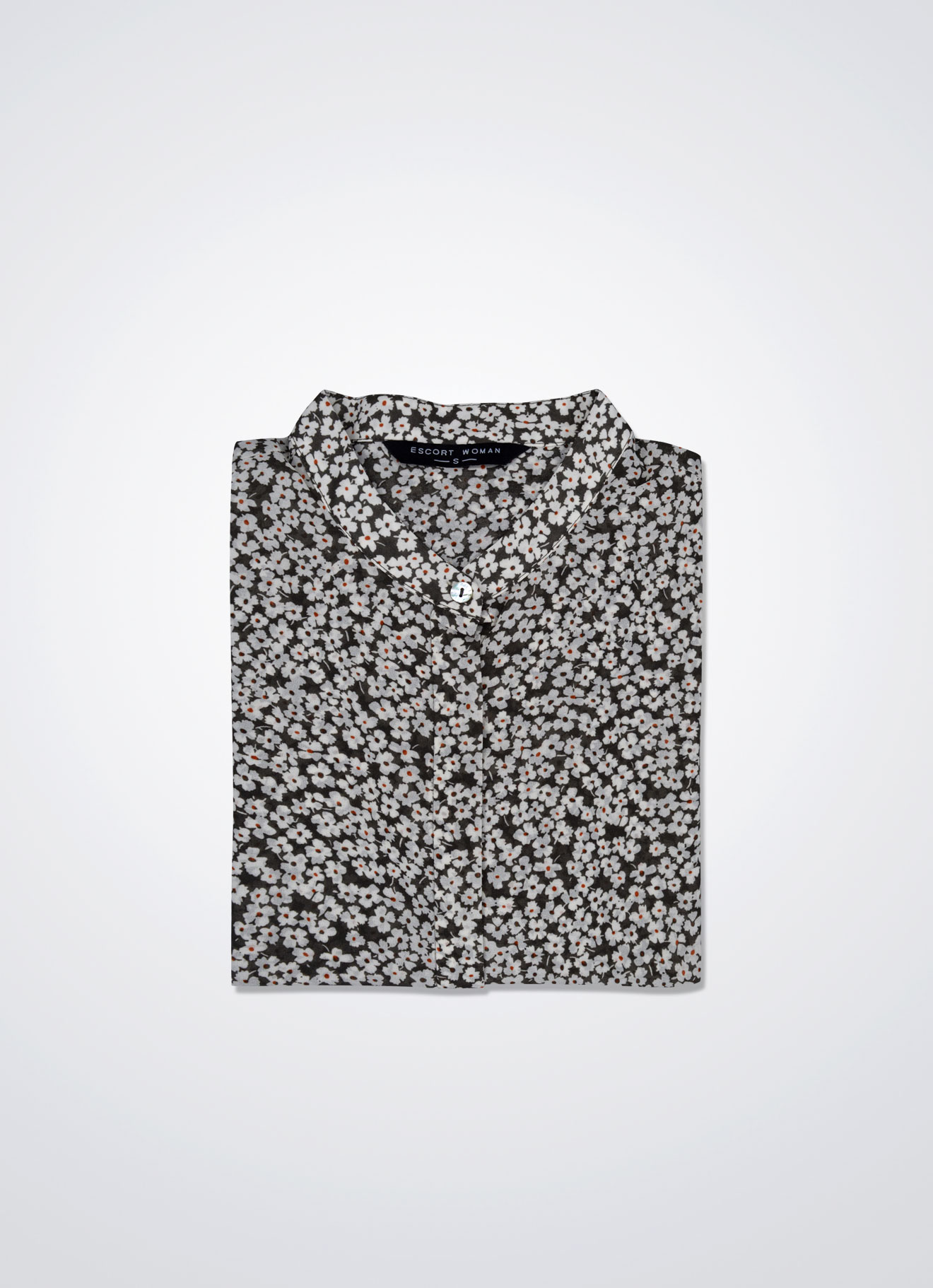 Black-Olive by Sleeve Blouse