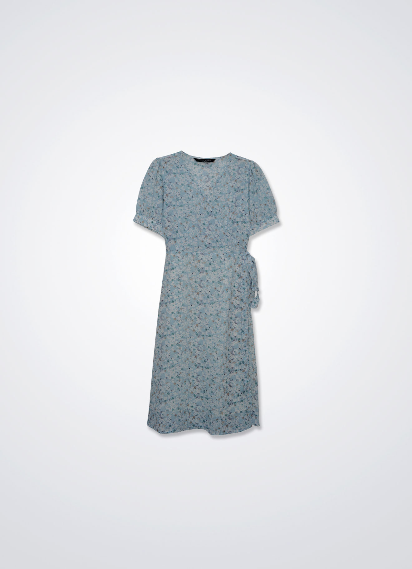 Blue-Glow by Floral Printed Dress