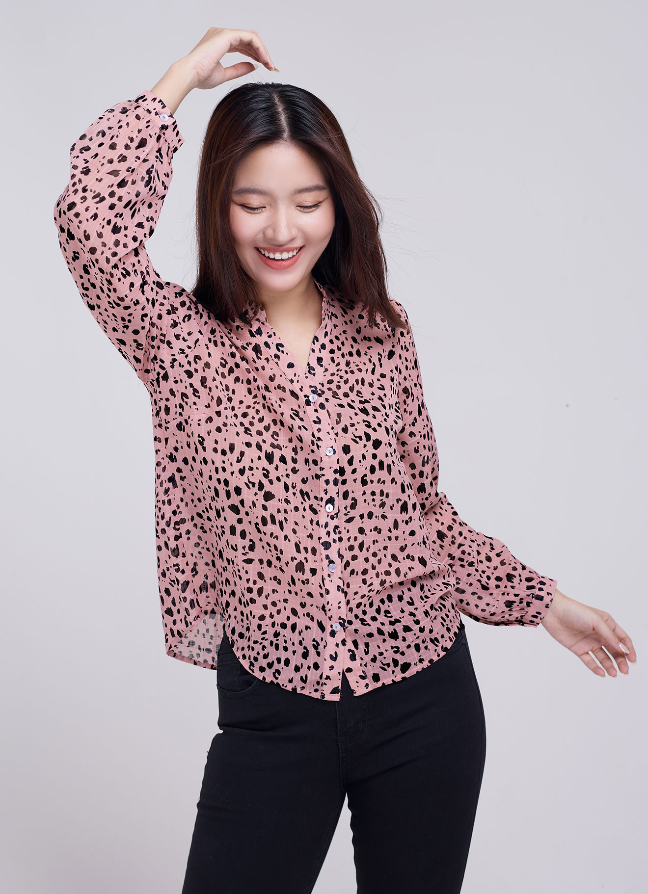 Bridal-Rose by Long Sleeve Blouse