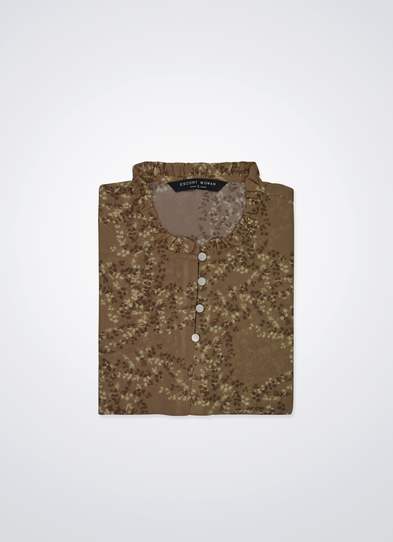 Burro by Printed Blouse