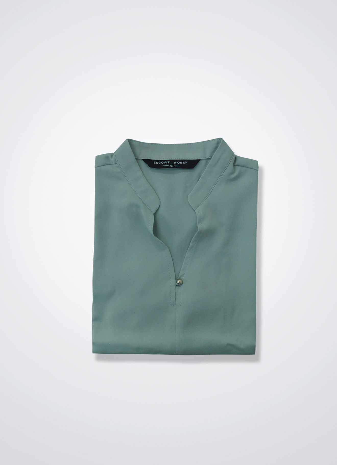 Cameo-Green by Long Sleeve Blouse